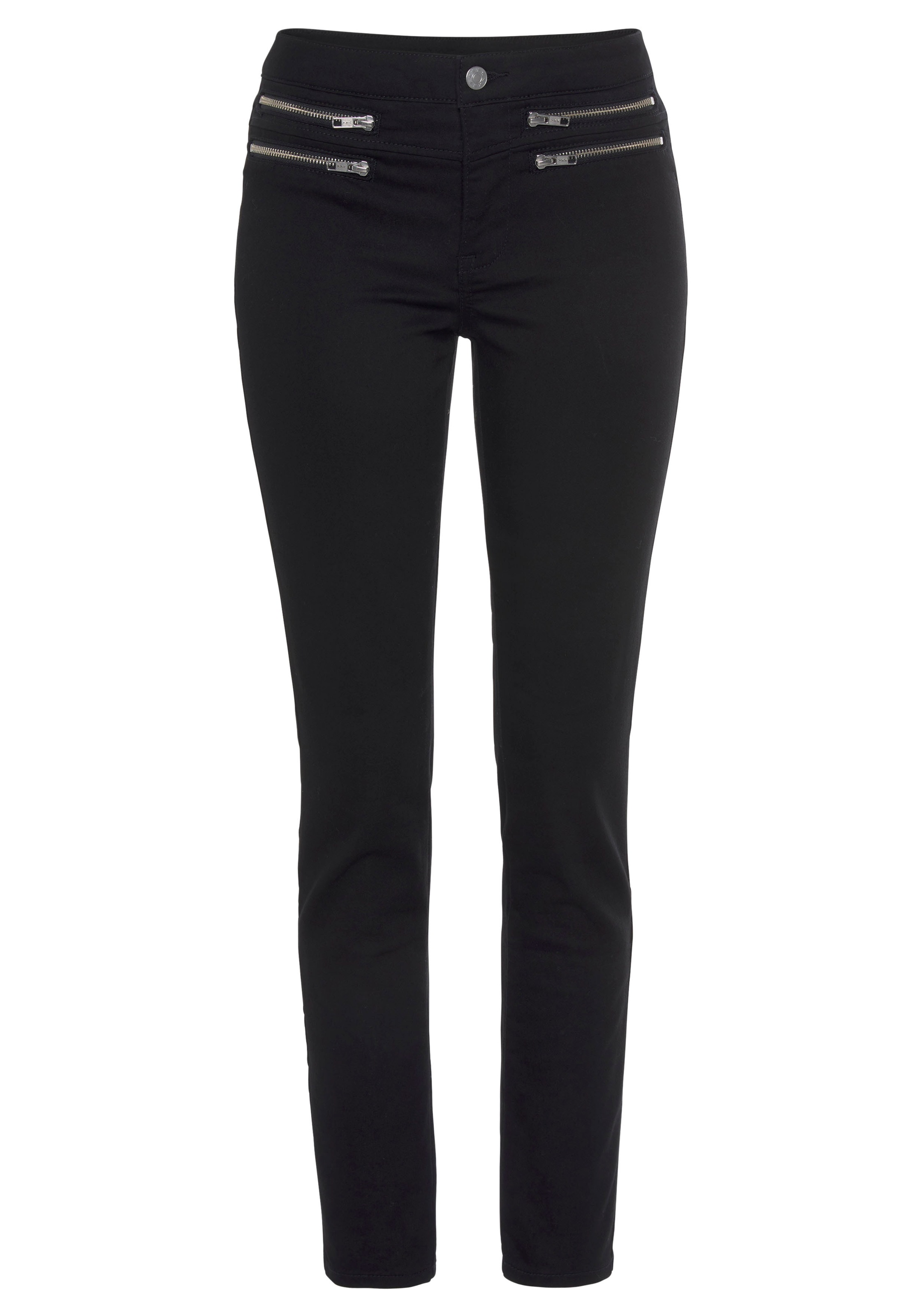 Vivance Jeggings mit Zipperdetails, elastische Skinny-Jeans, Basic günstig online kaufen