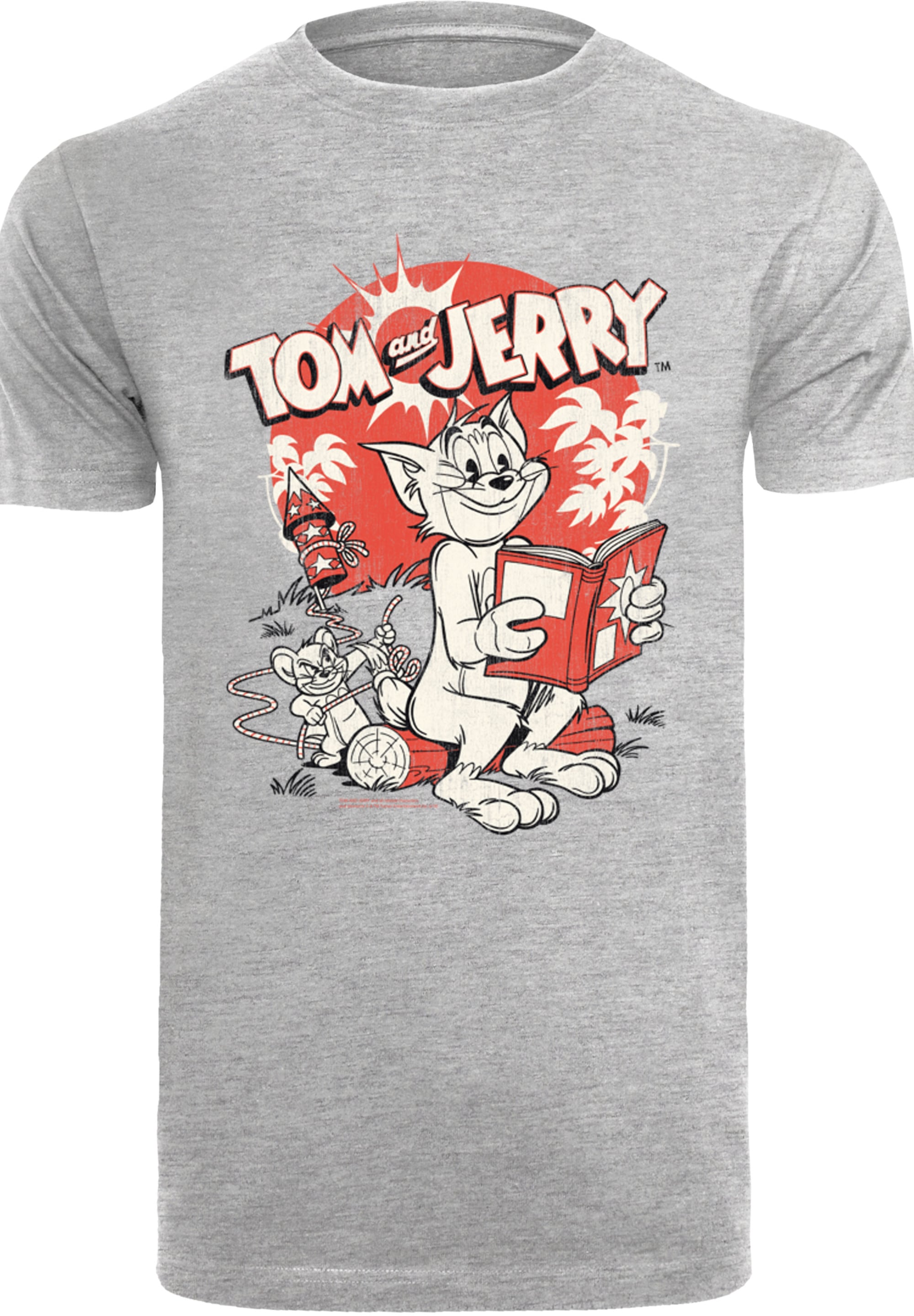 F4NT4STIC T-Shirt »Tom und Jerry Rocket Prank«, Herren,Premium Merch,Regular-Fit,Basic,Bedruckt