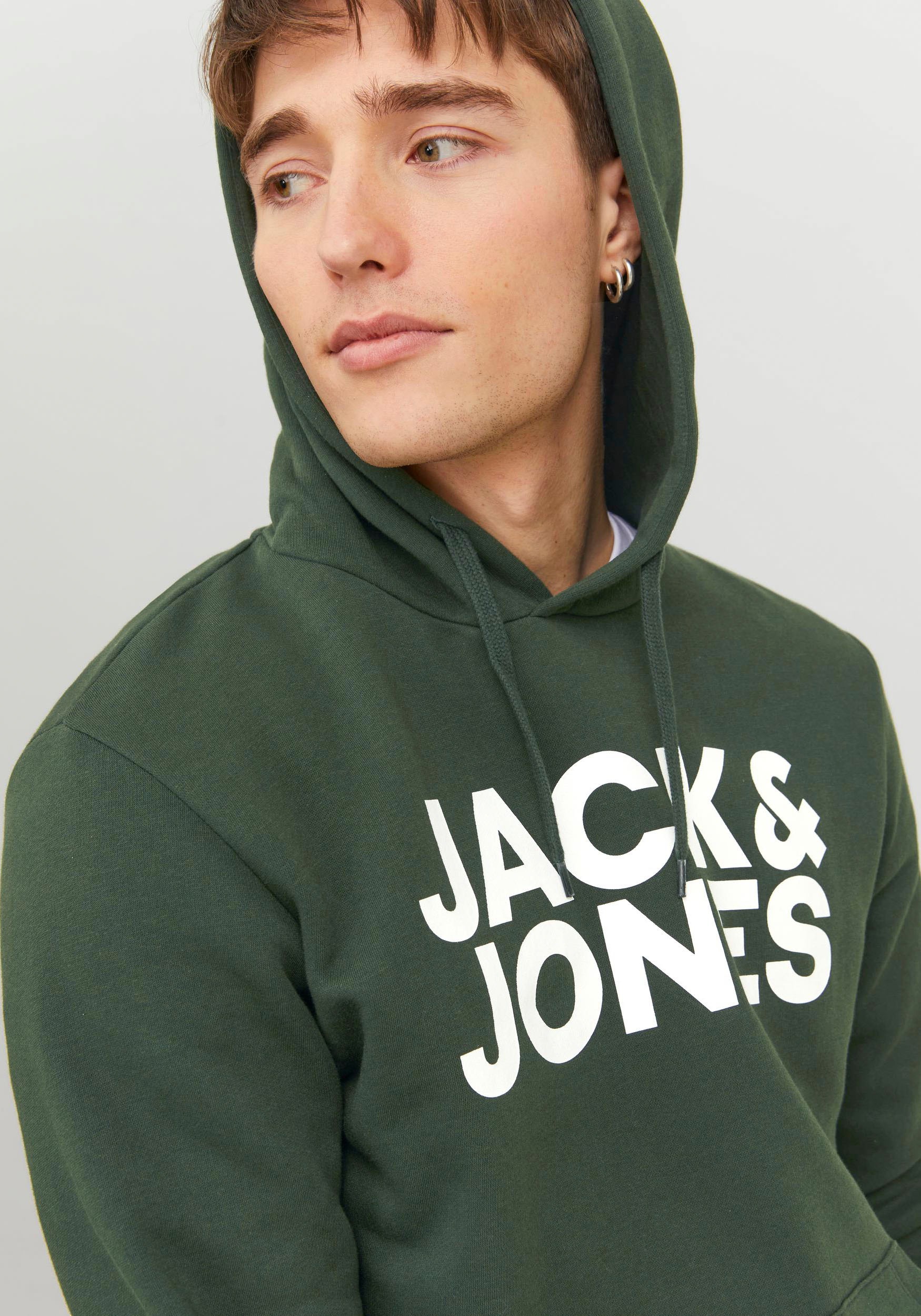 Jack & Jones Kapuzensweatshirt "JJECORP LOGO SWEAT HOOD NOOS", mit Logo Pri günstig online kaufen