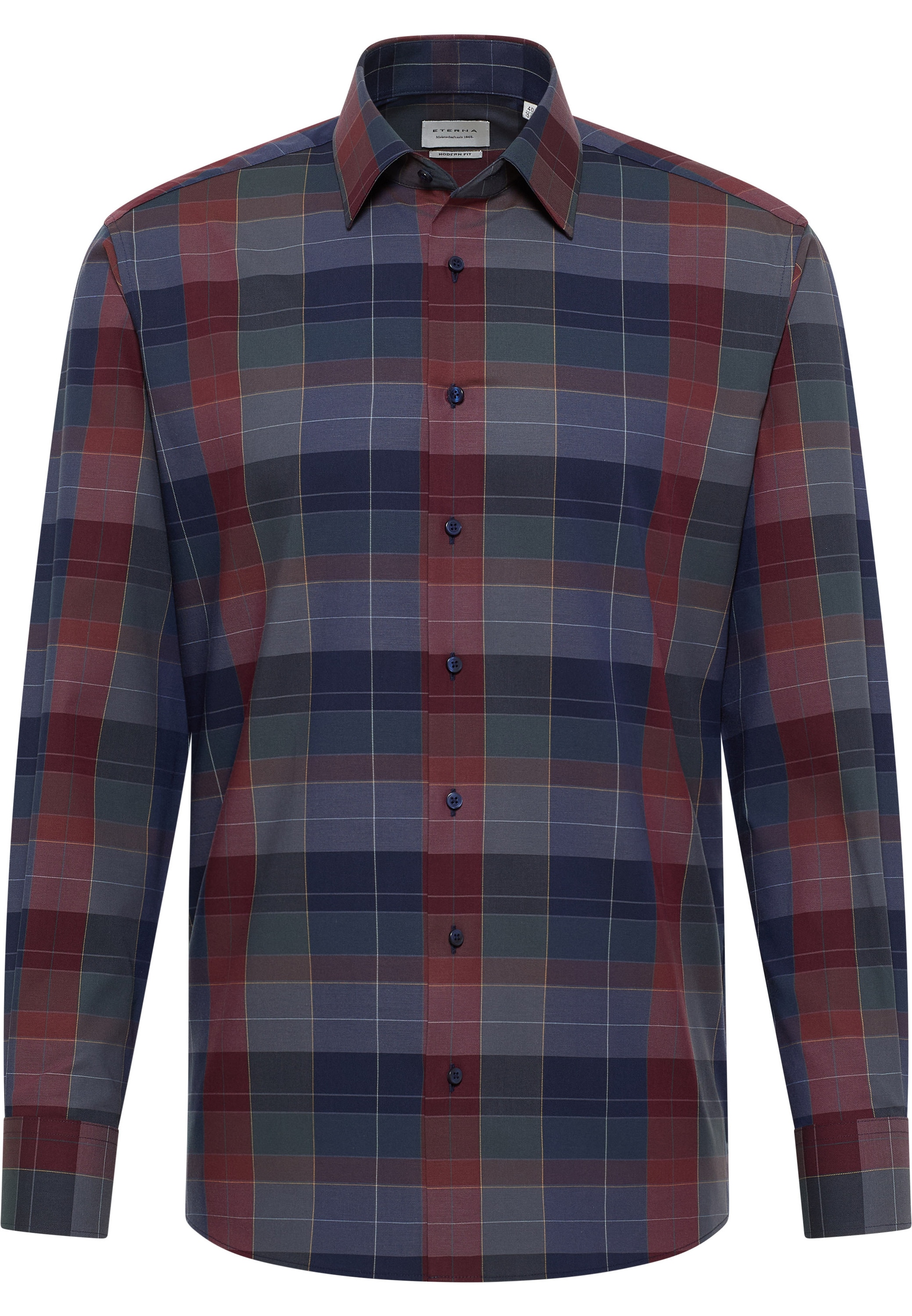 Eterna Langarmhemd »MODERN FIT«, NON IRON (bügelfrei)