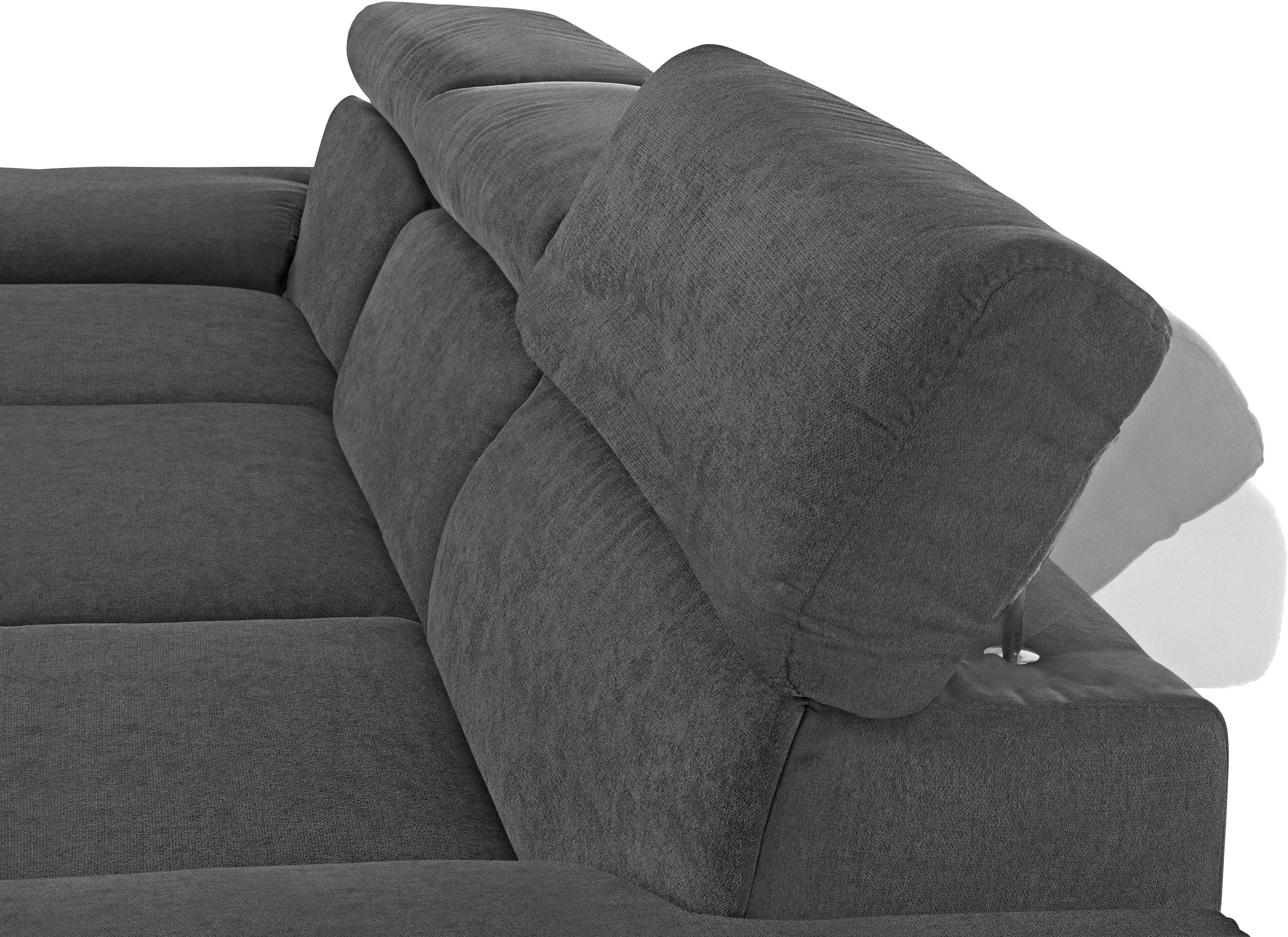 Thumbnail - DOMO collection Ecksofa "Mira, inklusive Kopfteilverstellung für mehr Wohlfühlkomfort, L-Form" wahlweise mit Bettfunktio...