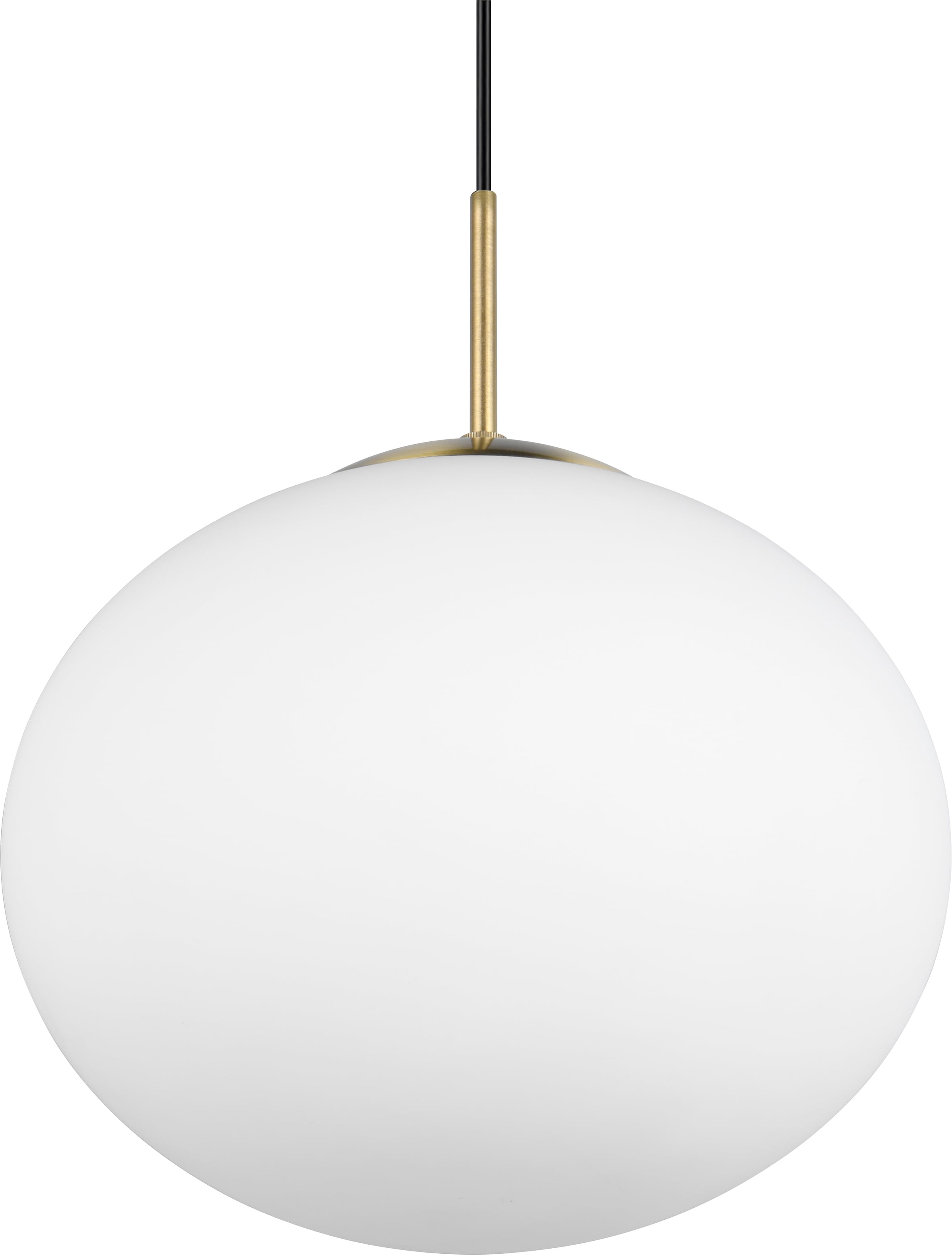 TRIO Leuchten Pendelleuchte »FOMENTO, Hängelampe mit Glasschirm, exkl 1x E27 max 15W« E27 1 Stk. warmweiß - kaltweiß Glas Hängeleuchte Höhe 150 cm, Hängelampe Küche Esszimmer Wohnzimmer