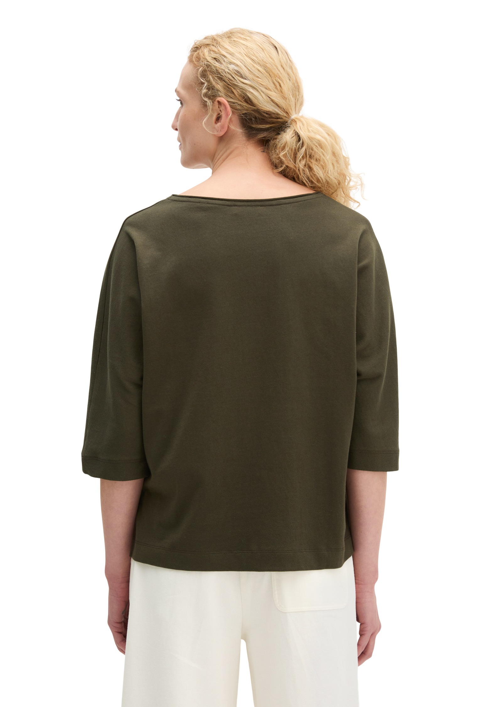 Marc O'Polo T-Shirt »aus Feinstrick-Jersey«