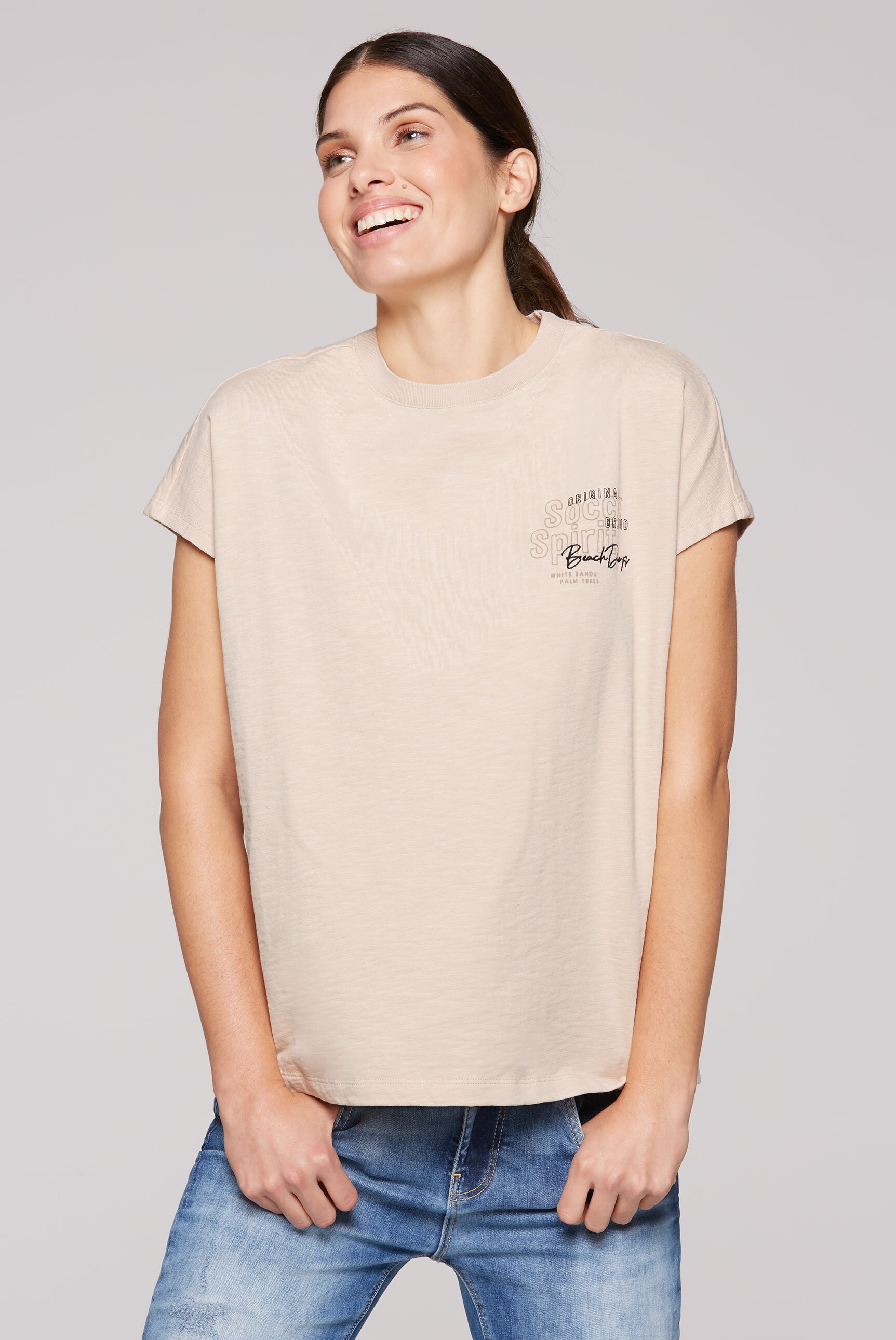 SOCCX Sweater, mit überschnittenen Schultern günstig online kaufen