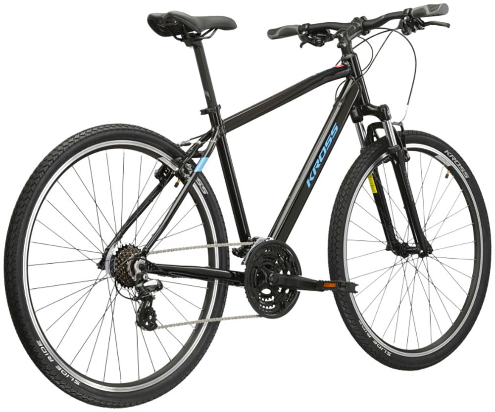 Kross Crossrad »KROSS Crossbike Evado 2.0 28" schwarz 21 Gänge«, 21 Gang, Shimano, Tourney Schaltwerk, Kettenschaltung
