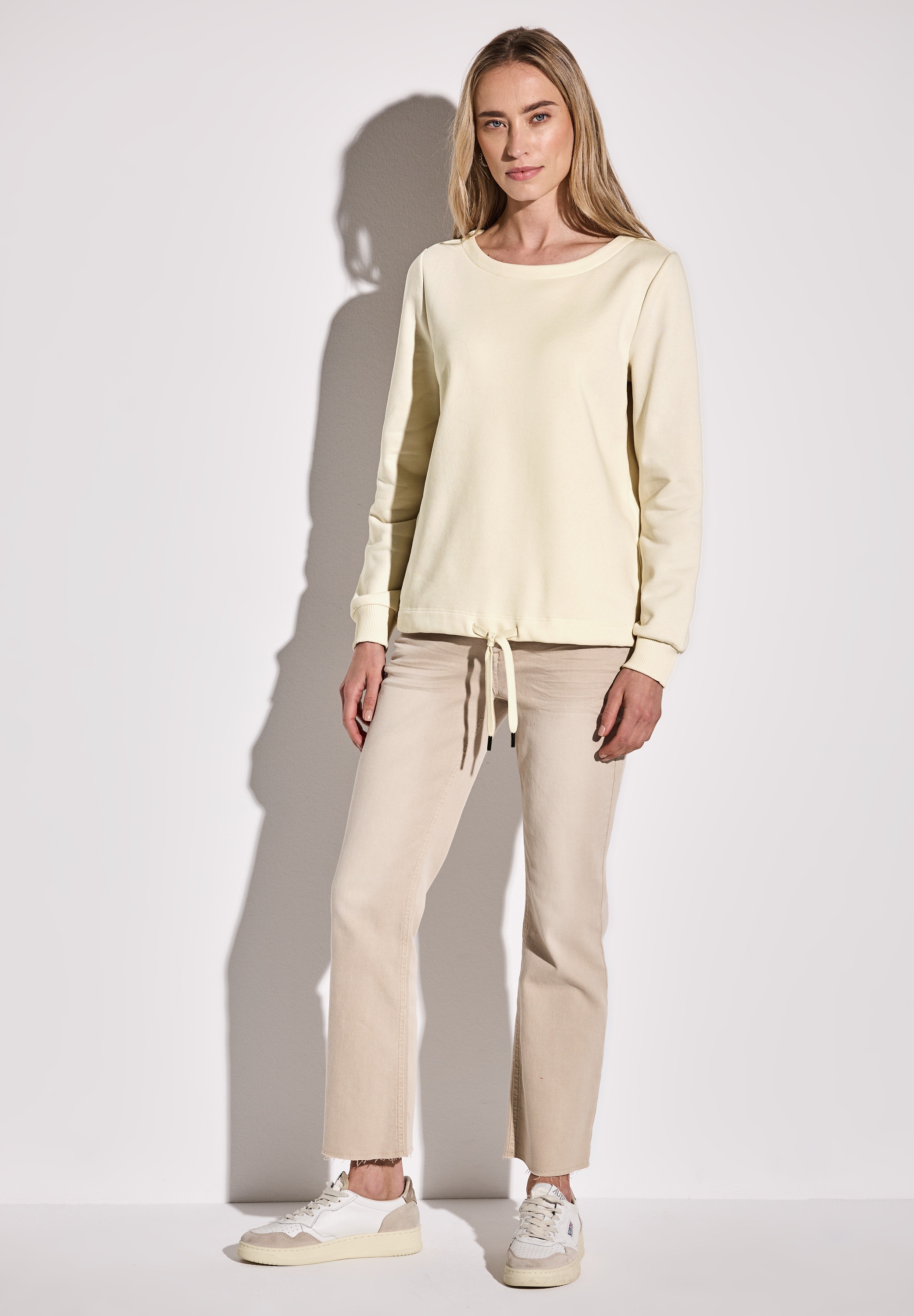 STREET ONE Sweatshirt, im soften Baumwoll-Mix