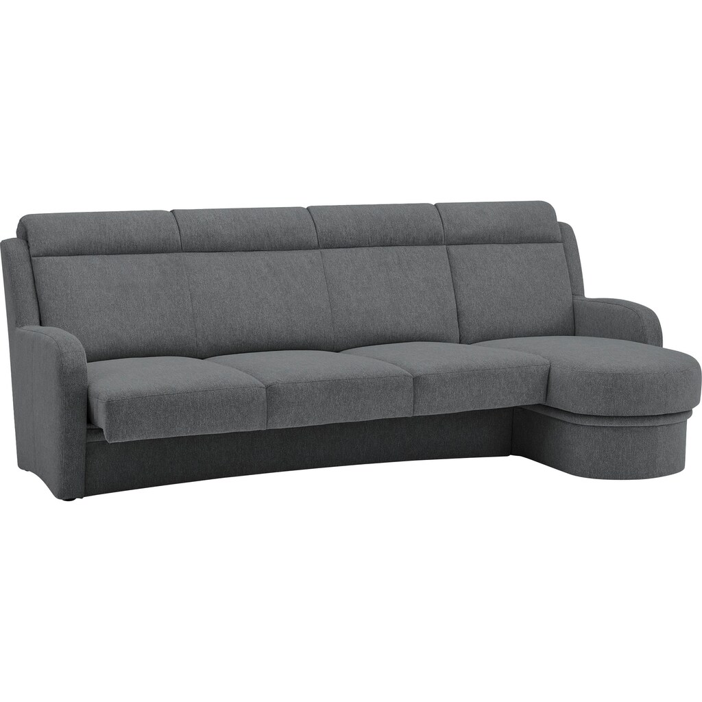 VILLA BECK Ecksofa »Varese«, (2 St.), Kopfteilverstellung, wahlweise mit Sitzvorzug, in Sitzhöhe 49 cm