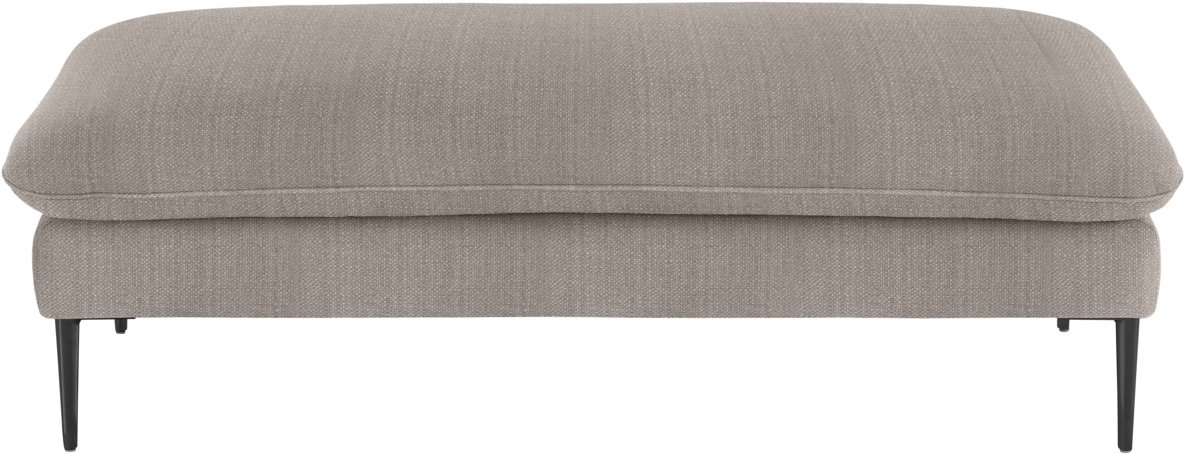 W.SCHILLIG Hocker »enjoy&MORE«, Füße schwarz pulverbeschichtet, Breite 151 cm