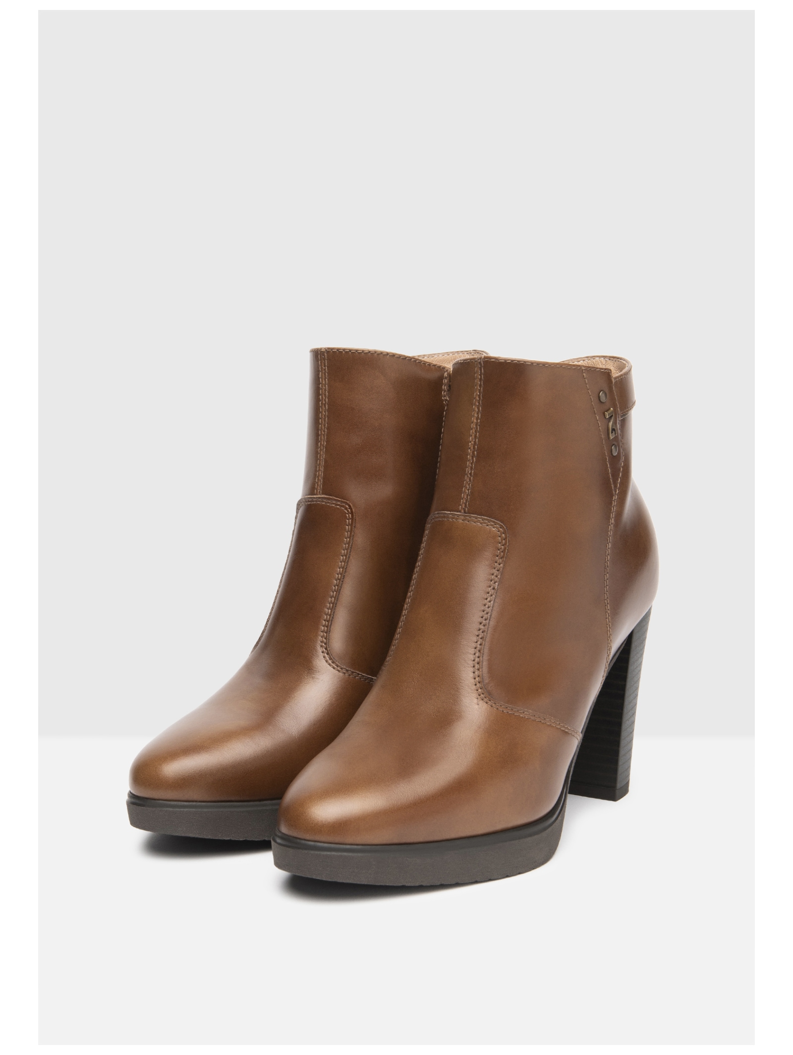Nero Giardini High-Heel-Stiefelette »Nero Giardini Stiefelette Leder/Synthetik«