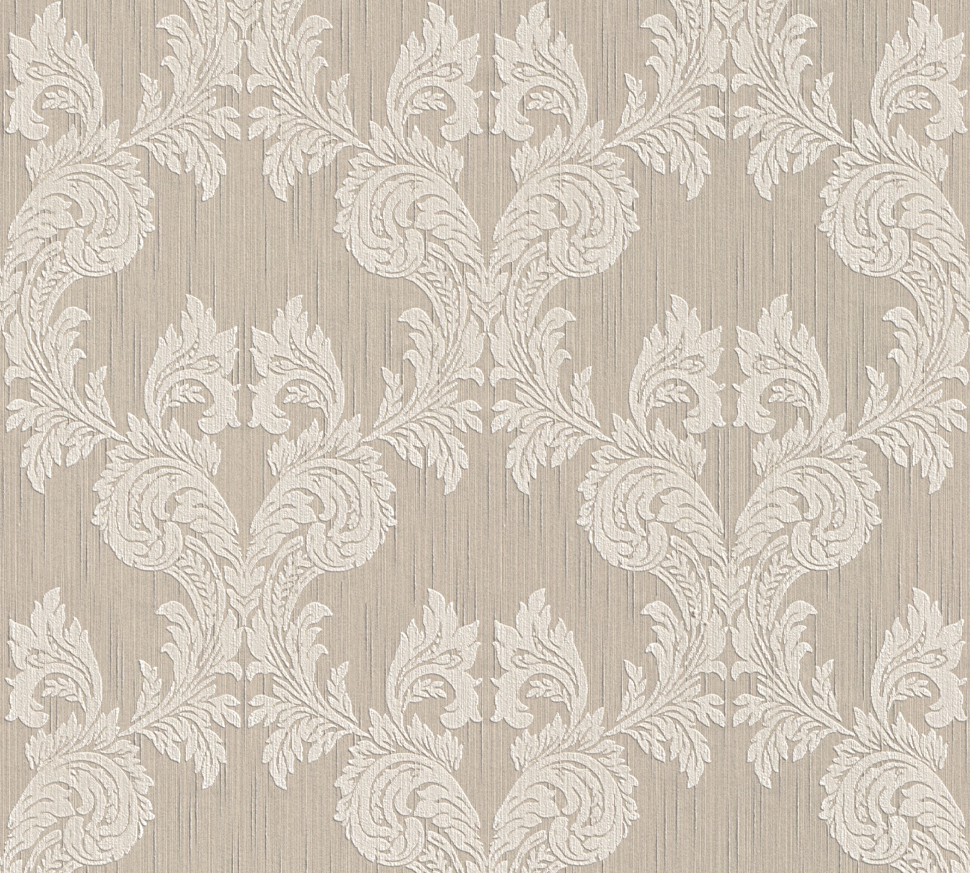 Architects Paper Textiltapete "Tessuto" Barock Floral Gemustert Samtig Tapete Barock Tapeten Wohnzimmer Schlafzimmer Küche Modern Design Büro