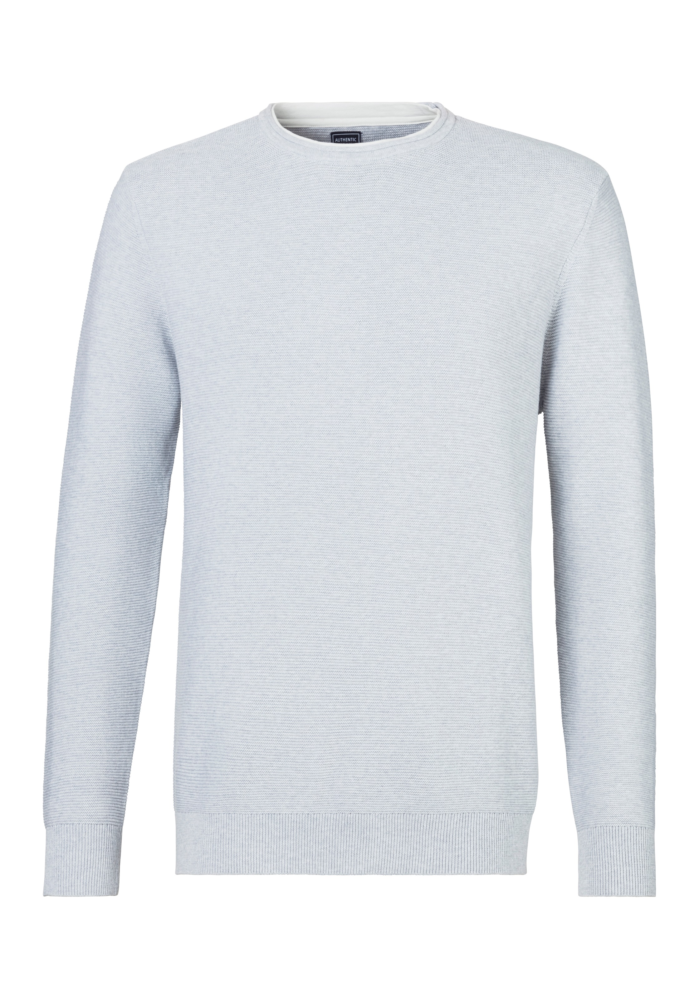 AUTHENTIC LE JOGGER Strickpullover mit Double-Layer Optik, Pullover aus rei günstig online kaufen