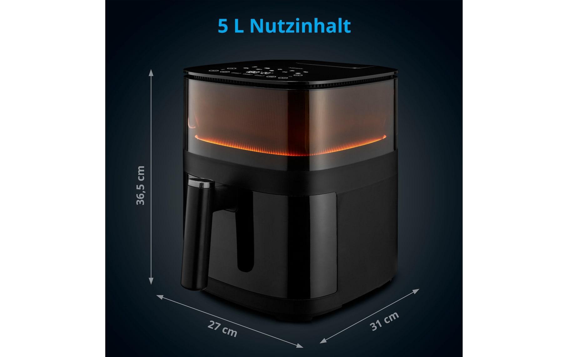 Medion® Heißluftfritteuse »MD 11780 5 l, Schwarz« 1500 W