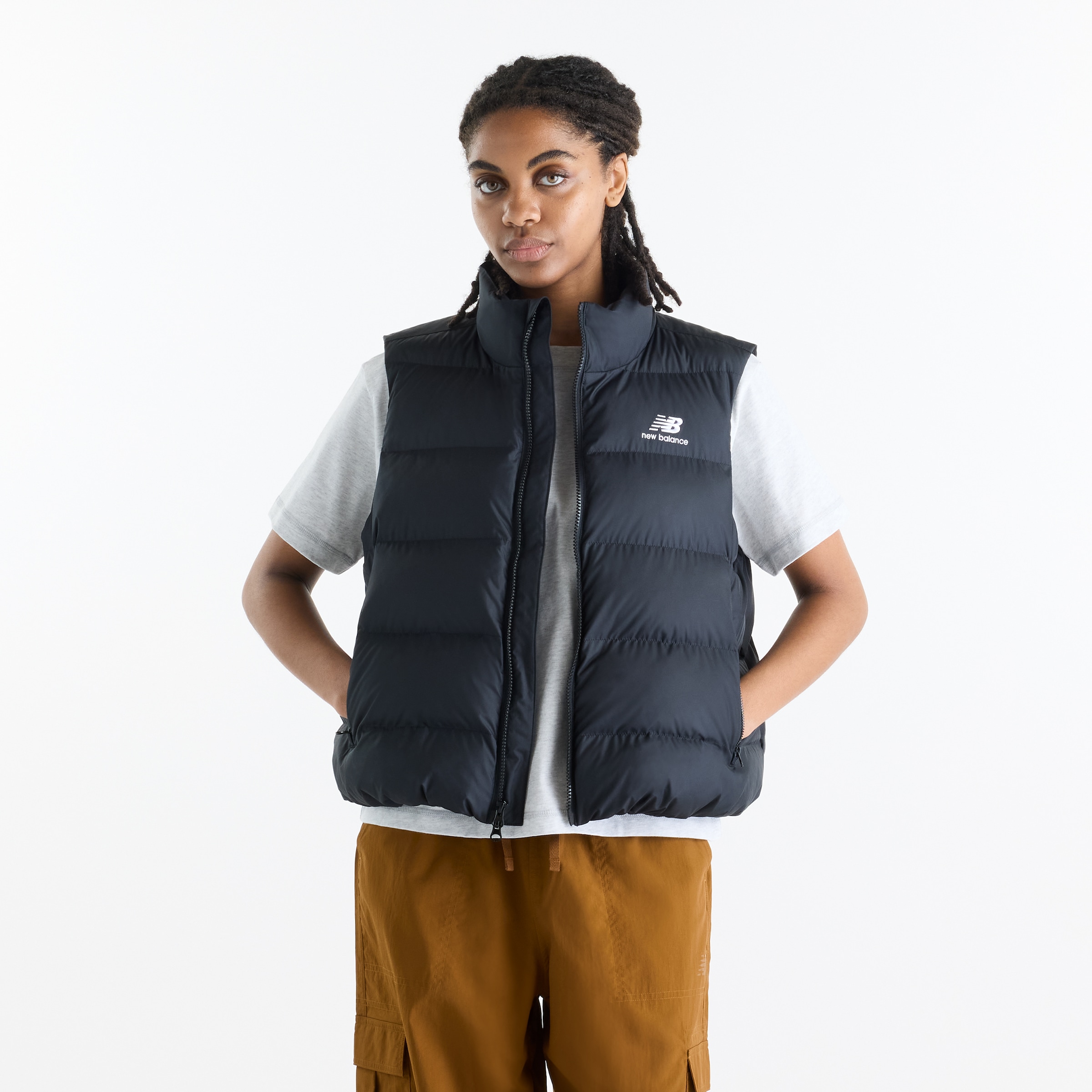 New Balance Steppweste "BOSTON PUFFER VEST" für Erwachsene, mit leichter Wattierung, aus Polyester