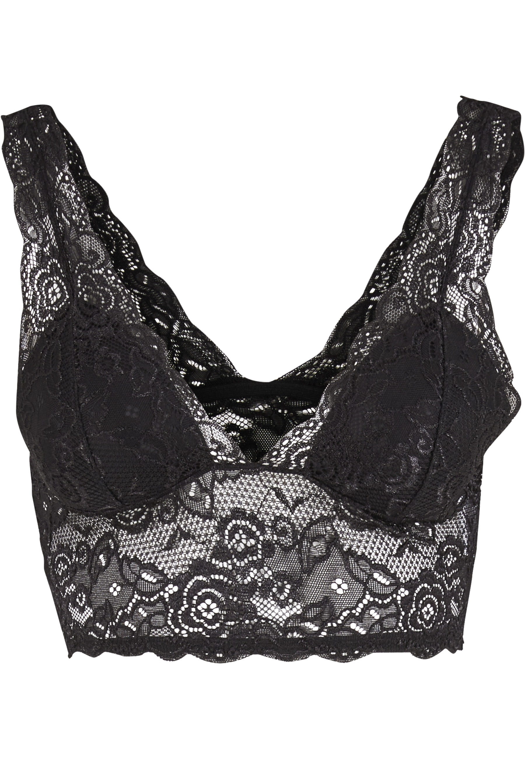 URBAN CLASSICS Sport-BH "Urban Classics Ladies Allover Lace Bra Padded" günstig online kaufen
