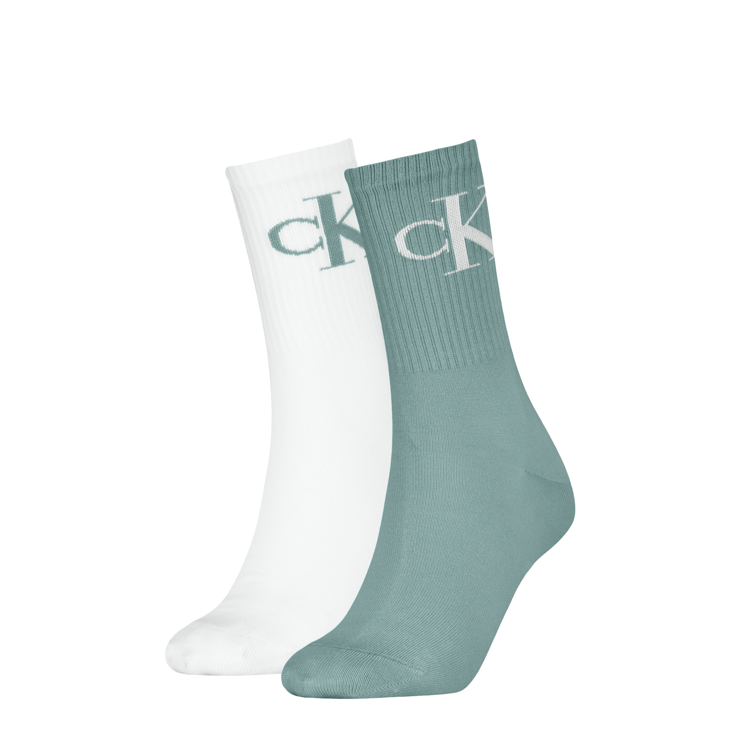 Calvin Klein Jeans Socken "CKJ WOMEN SOCK 2P MONOGRAM" 2 Paar, 2 Paar tlg. günstig online kaufen