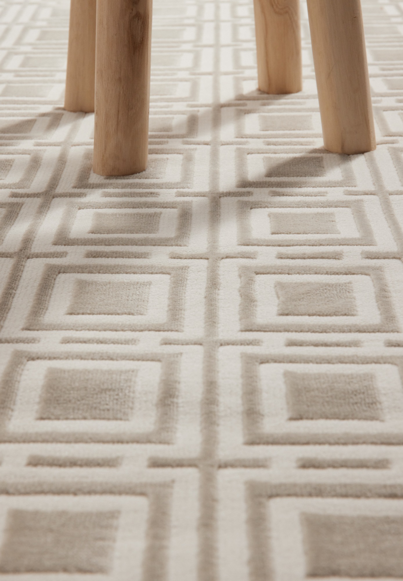 ELLE DECORATION Designteppich »Howlite«, rechteckig, 9 mm Höhe, Wohnzimmer, Schlafzimmer, Läufer, Hoch-Tief Effekt, Flur, Glanz