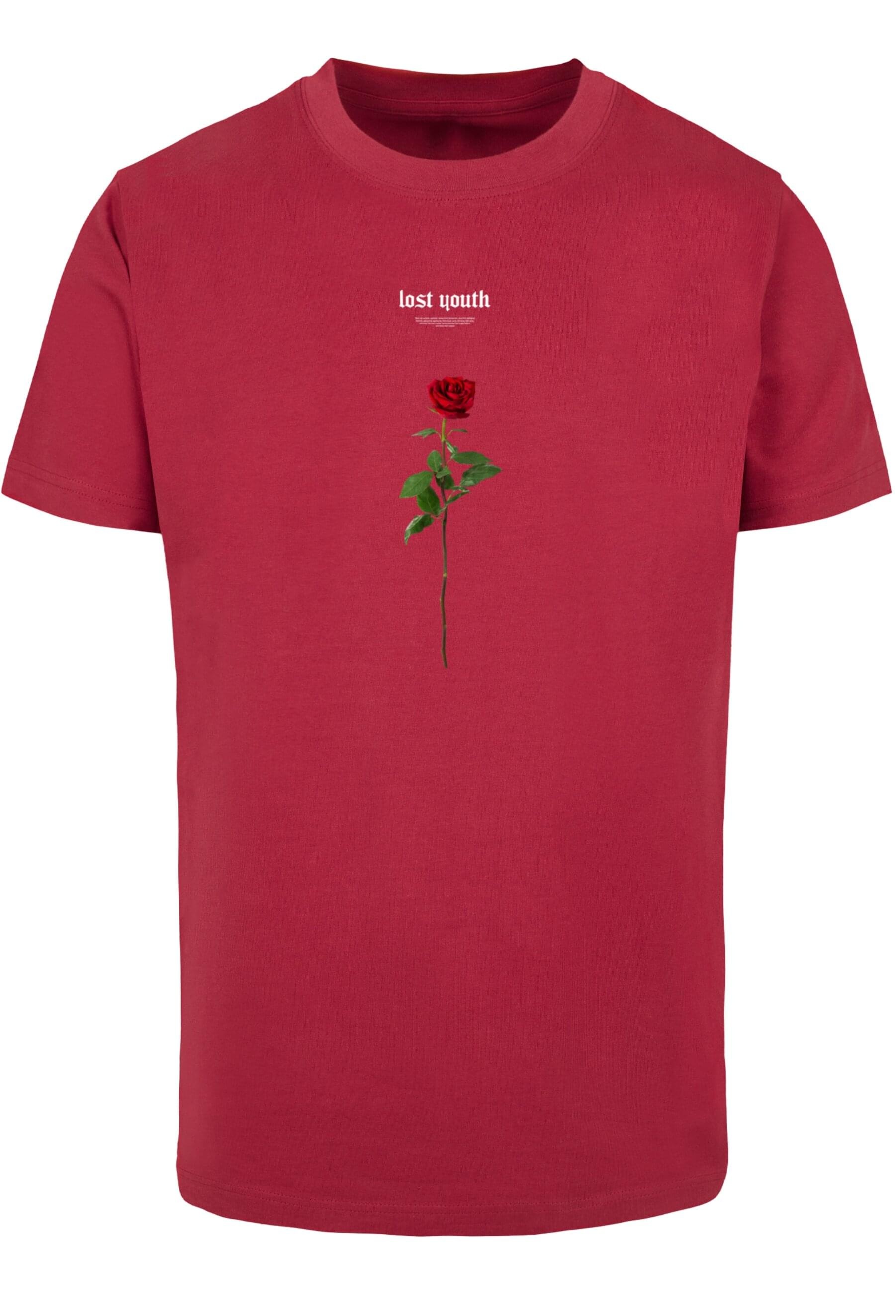 MisterTee Kurzarmshirt »MisterTee Herren Lost Youth Rose Tee«