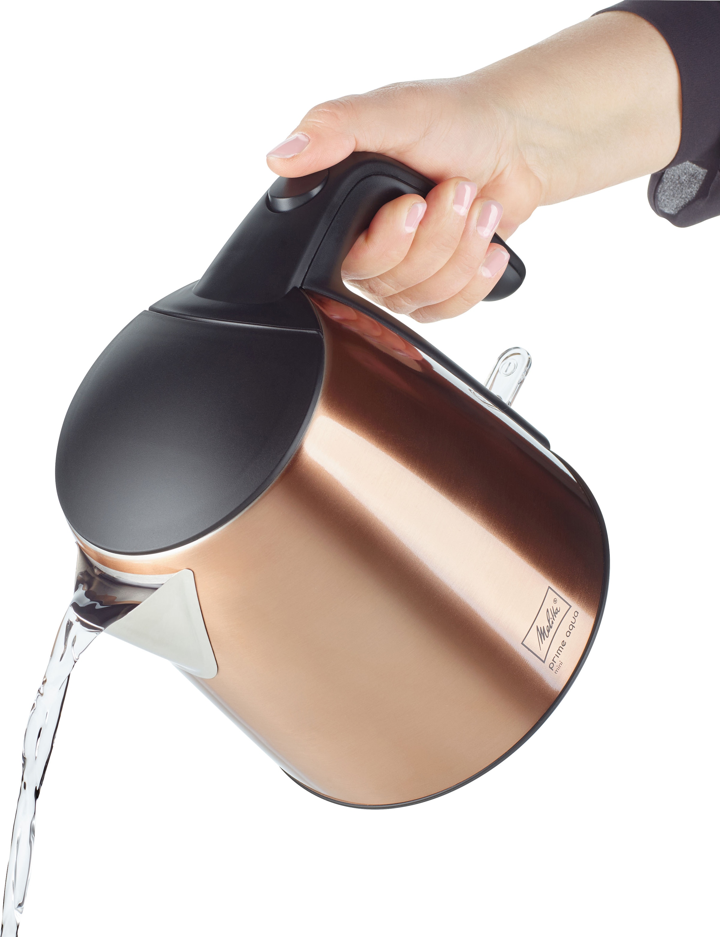 Melitta Wasserkocher »Prime Aqua Mini Metallic 1018-05«, 1 l, 2200 W, kupfer