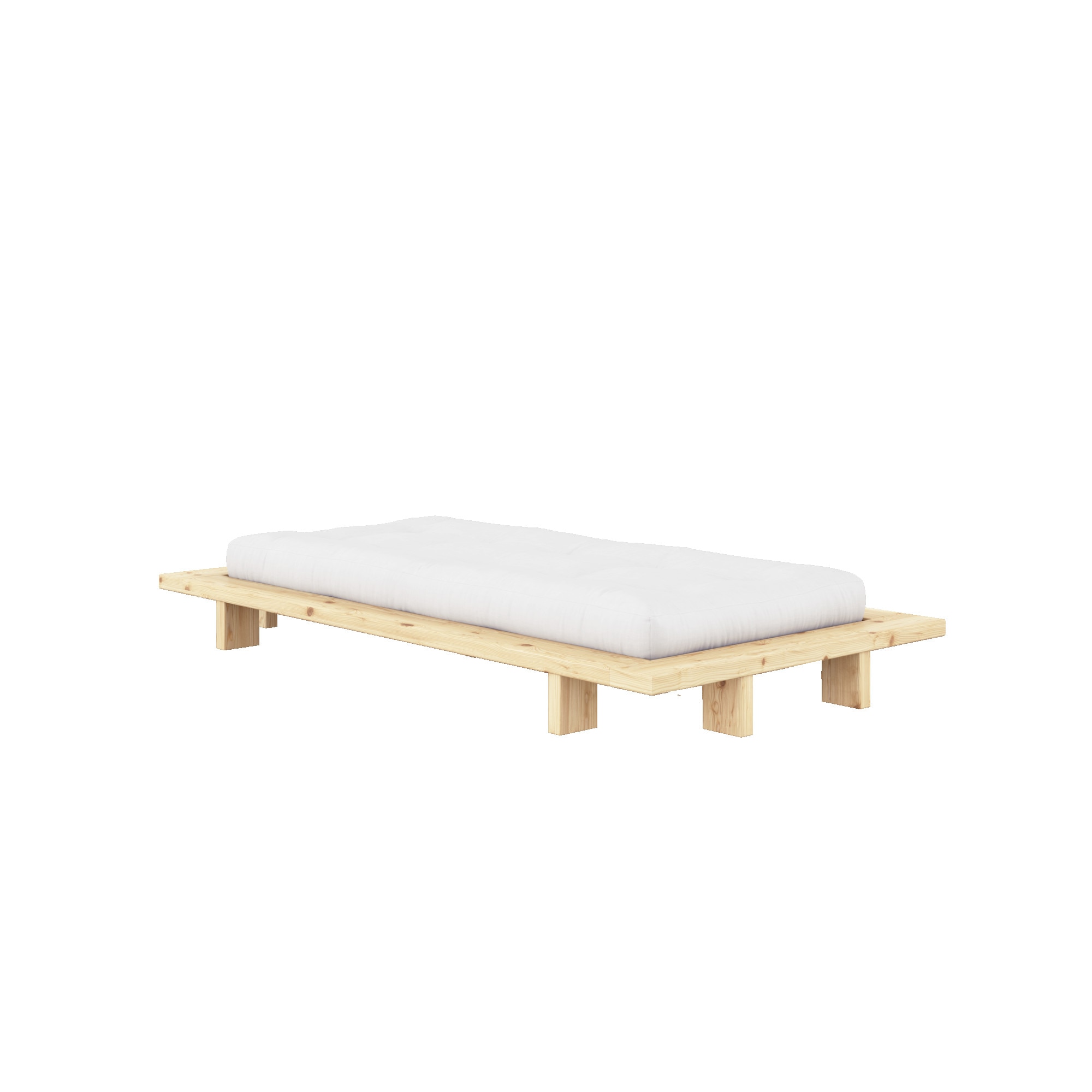 Karup Design Bettgestell »JAPAN BED Bodenbett, Holzrahmen, Futonbett, Jugendbett, Holzbett«,...