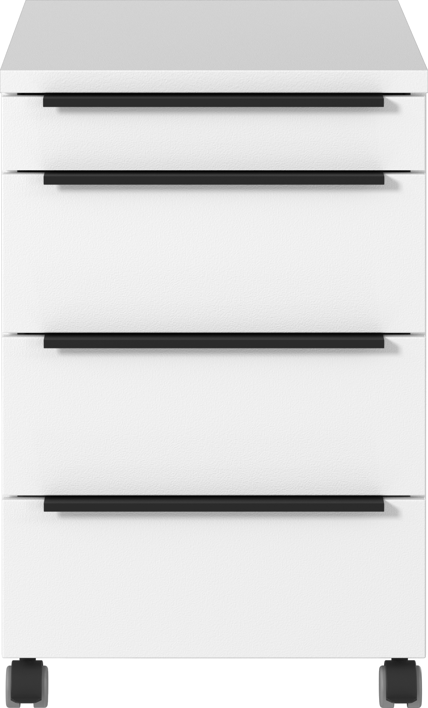 GERMANIA Büromöbel-Set »Mailand, inkl. Schreibtisch (elektr. höhenverstellbar) & Rollcontainer«, (2 tlg.), Breitenvariante wählbar (140-180 cm), Made in Germany