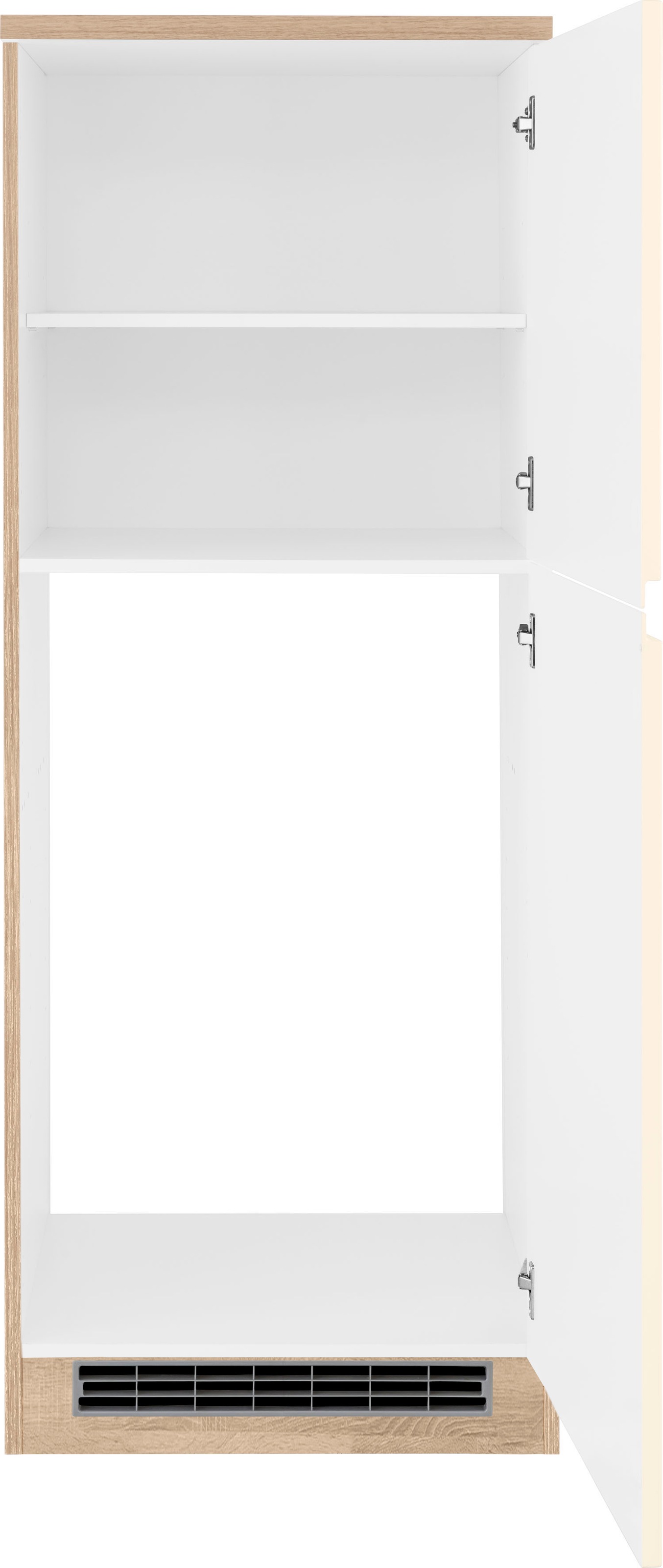 HELD MÖBEL Kühlumbauschrank »Virginia«, 165 cm hoch, 60 cm breit, Nische für Kühlschrank: 56/88/55 cm, 2 Türen