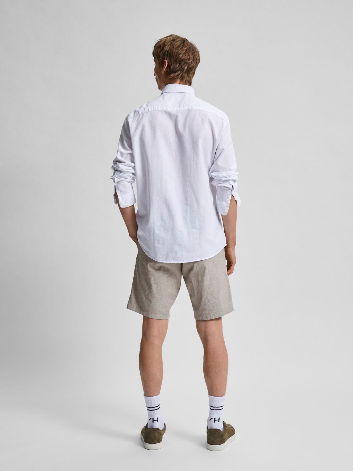 Selected Homme SLHSLIMPERFORMANCE SHIRT LS D Chemise Manches Longues Bright White M 6