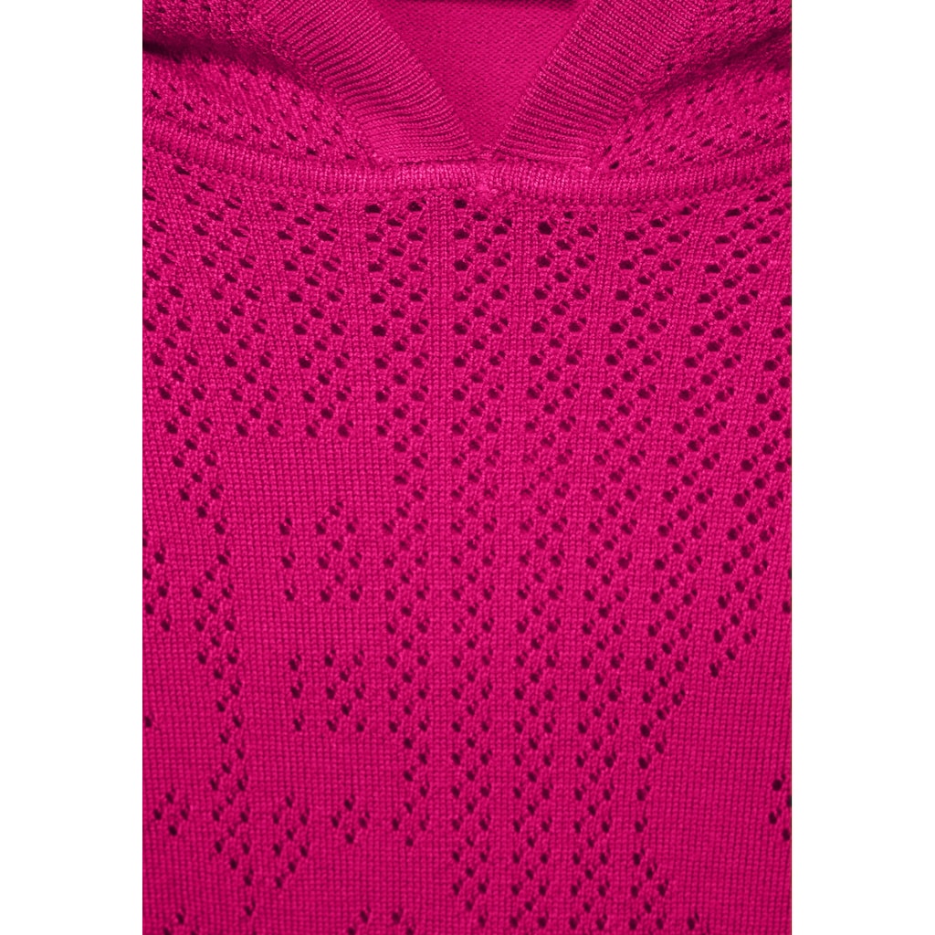 Cecil Kapuzenpullover, im angenehmen Materialmix