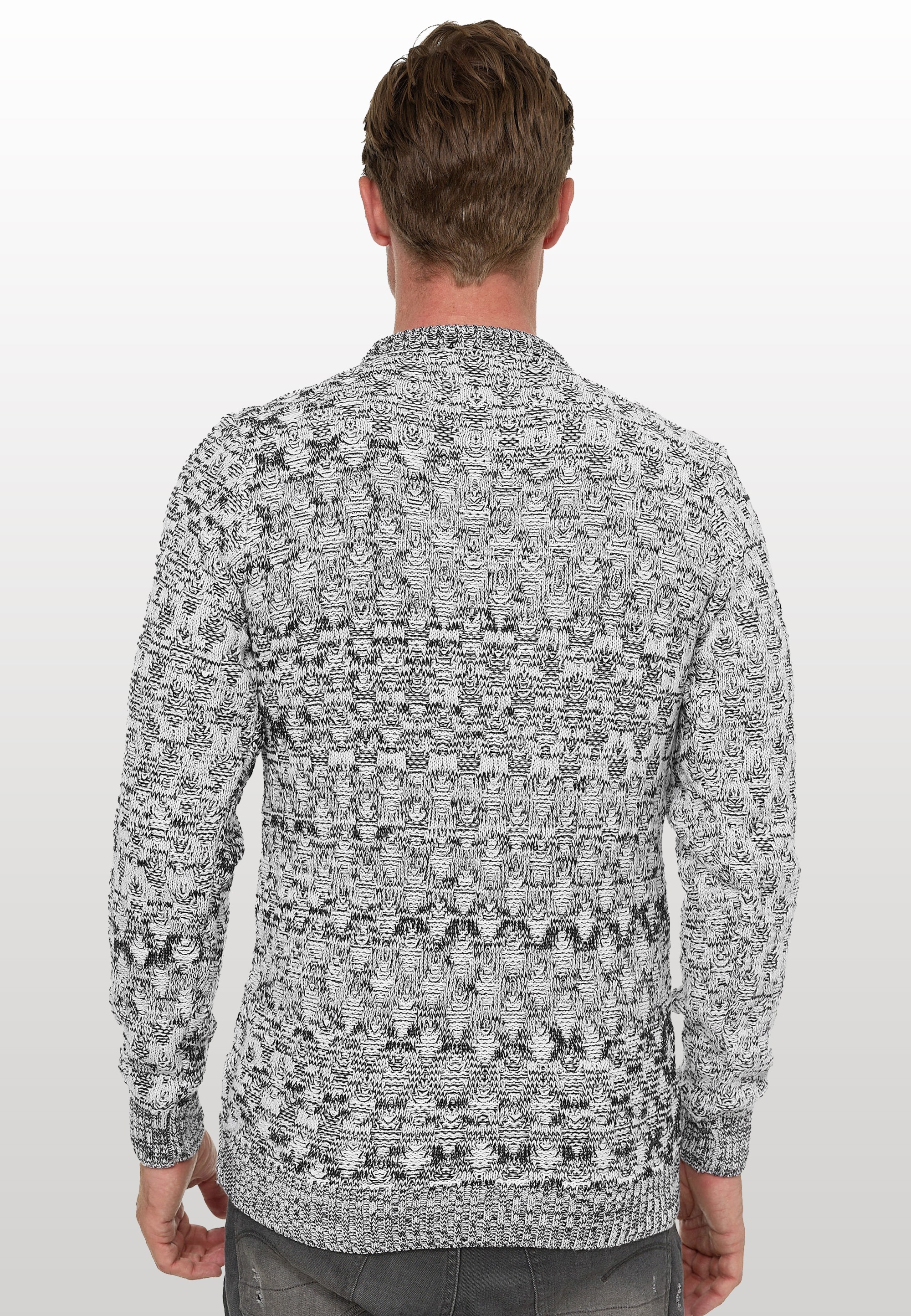 Rusty Neal Strickpullover, mit schönem Muster