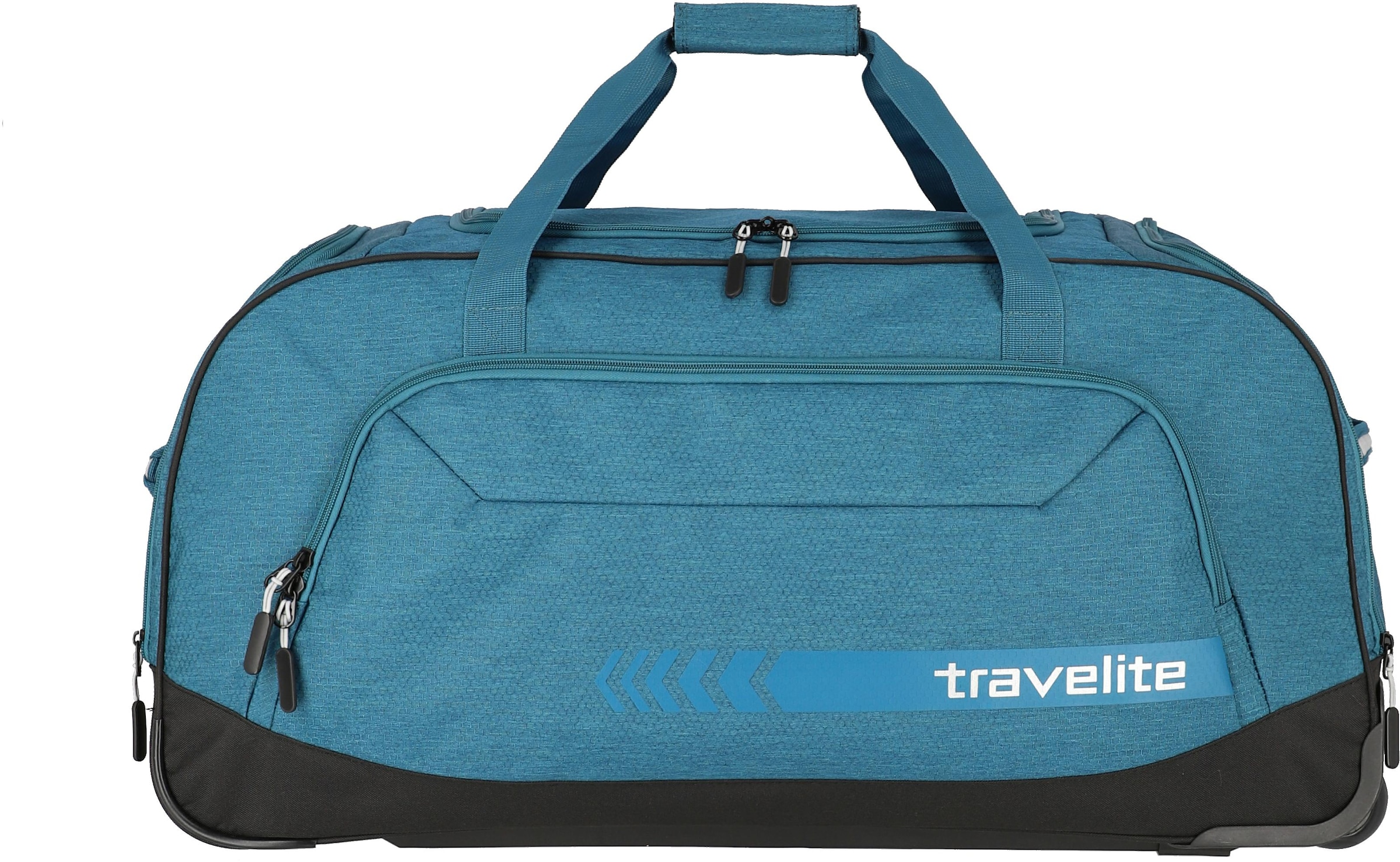 travelite Weichgepäck-Trolley "KICK OFF Reisetasche mit Rollen" 120 l 2 Rollen große Reise- und Freizeittasche – ideal als Reisegepäck