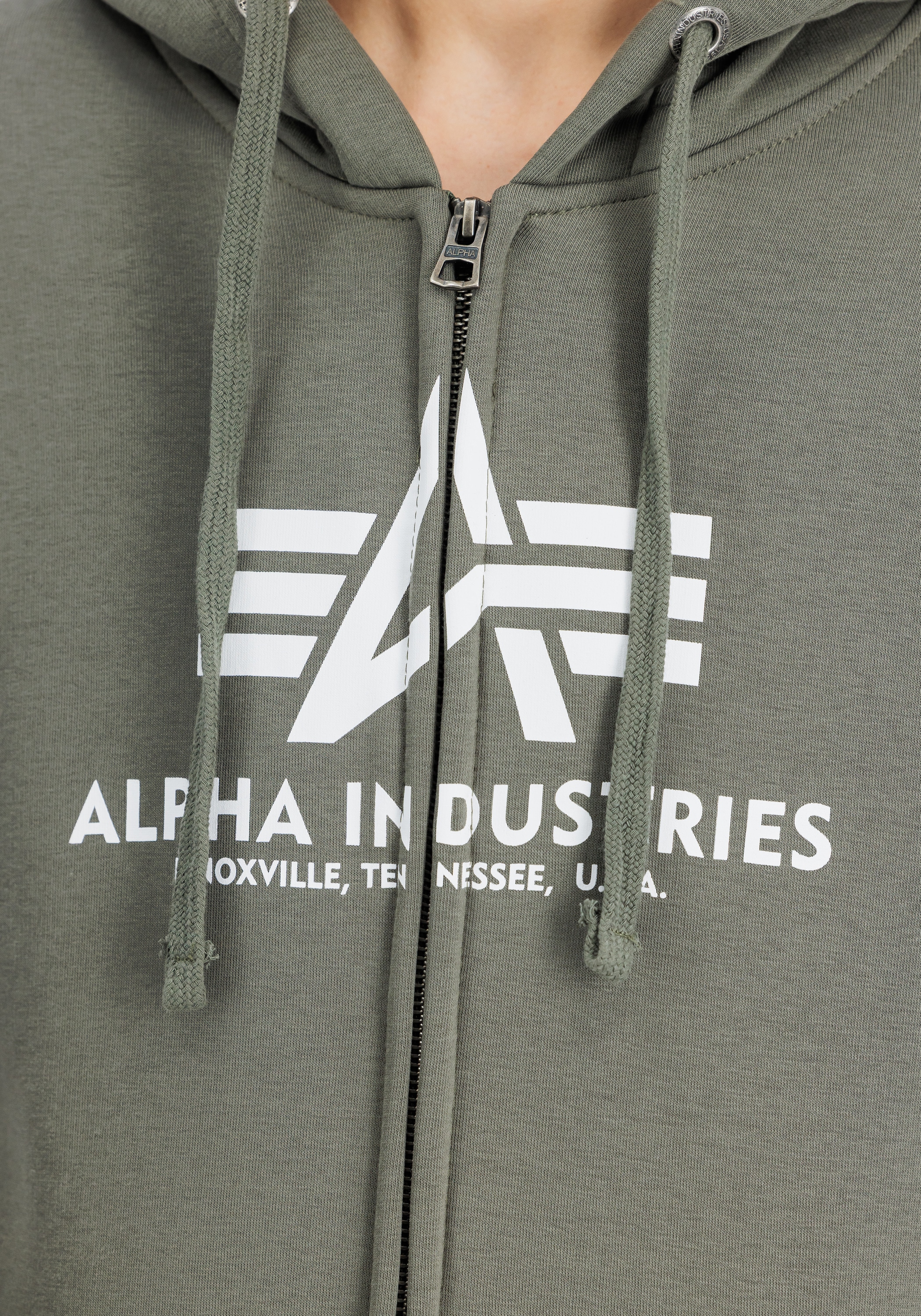 Alpha Industries Hoodie »Basic Zip Hoodie BL Kapuzensweatshirt«