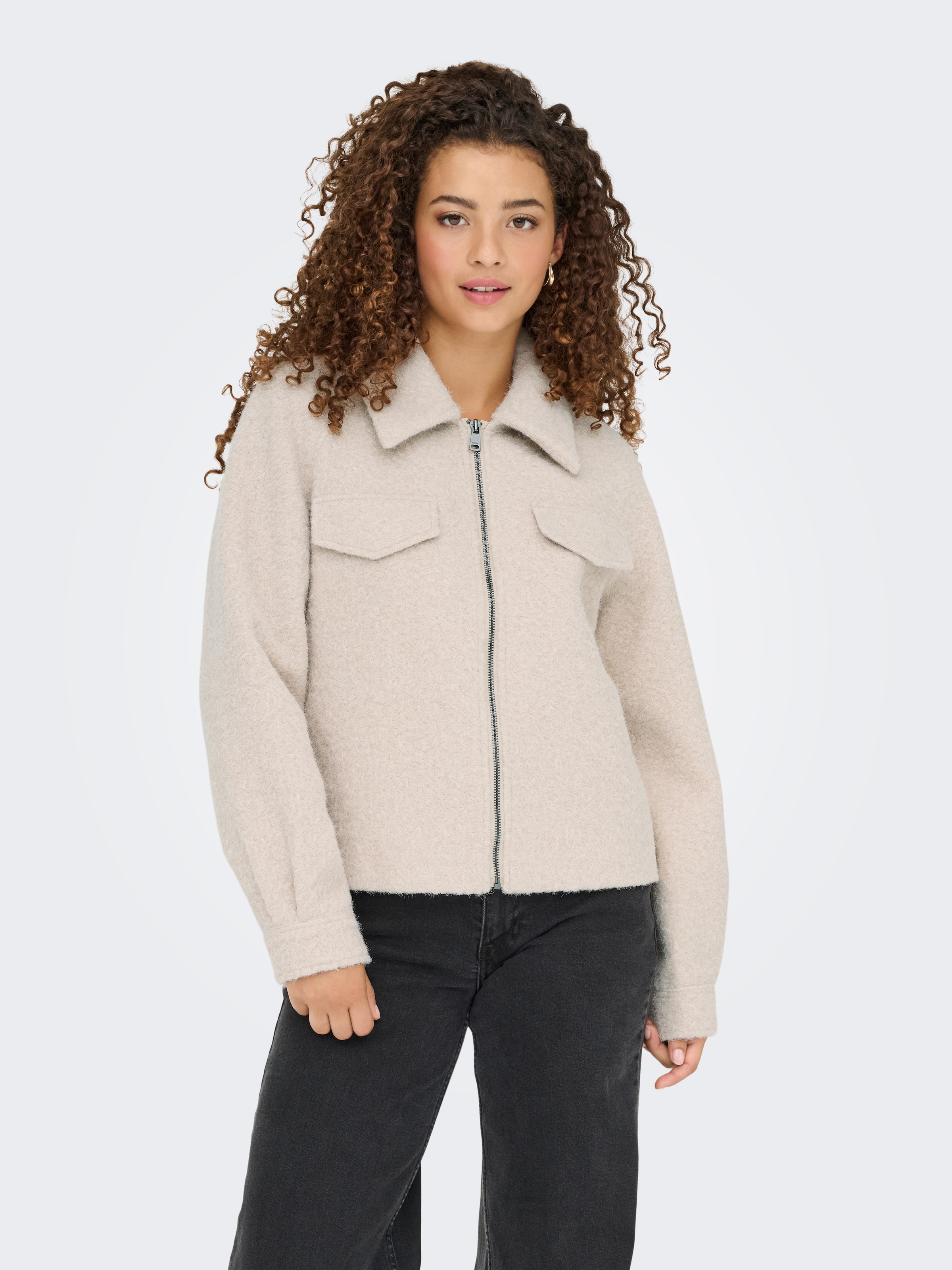ONLY Bouclèjacke "ONLMALO BOUCLE JACKET OTW NOOS" günstig online kaufen