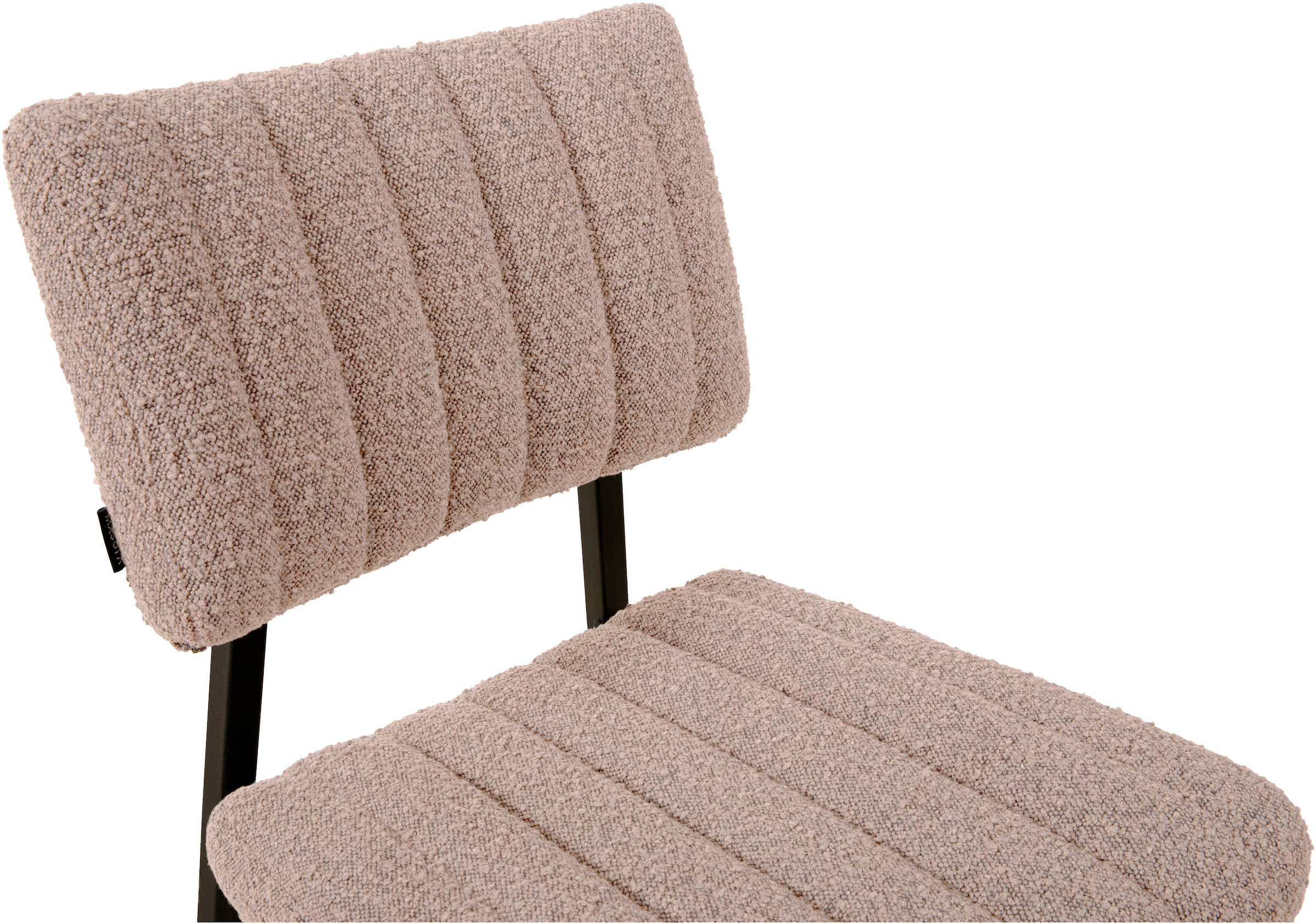 OMG Design Esszimmerstuhl »Dirk«, (Set), 2 St., Stoff, moderner Boucle Bezug, bequem gepolstert