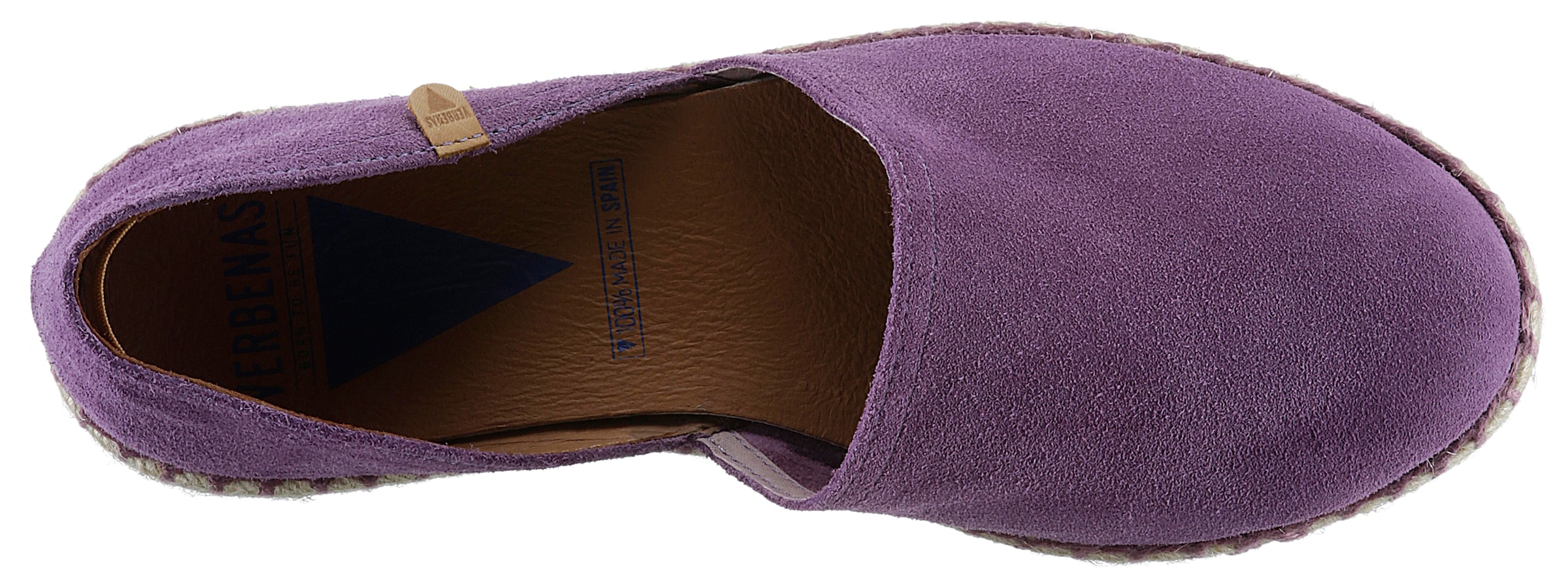 VERBENAS Espadrille »CARMEN SERRAJE«, Schlupfschuh, Sommerschuh, Loafer mit typischem Jute-Rahmen