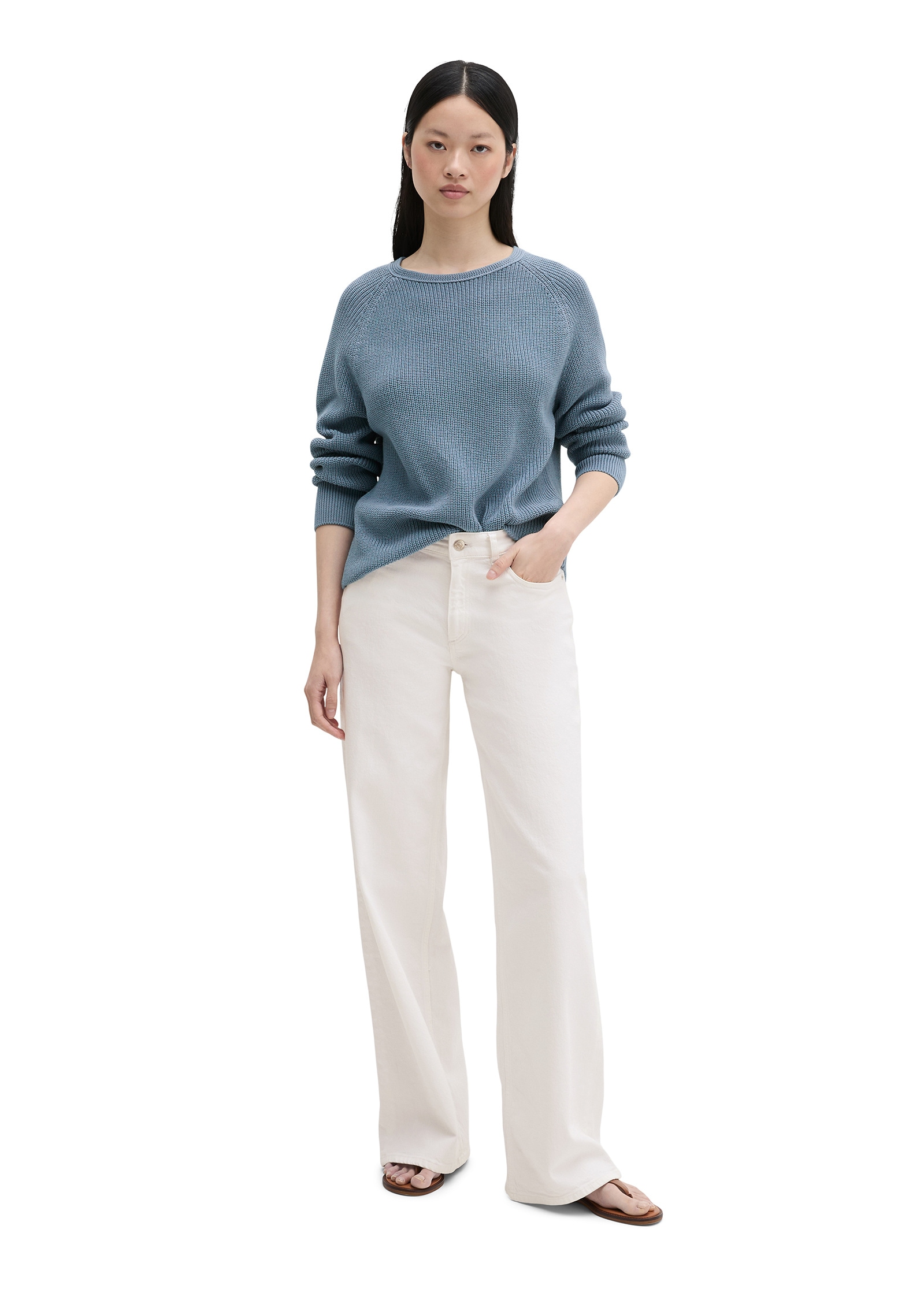 Marc O'Polo Strickpullover »aus Heavy-Weight-Organic-Cotton«