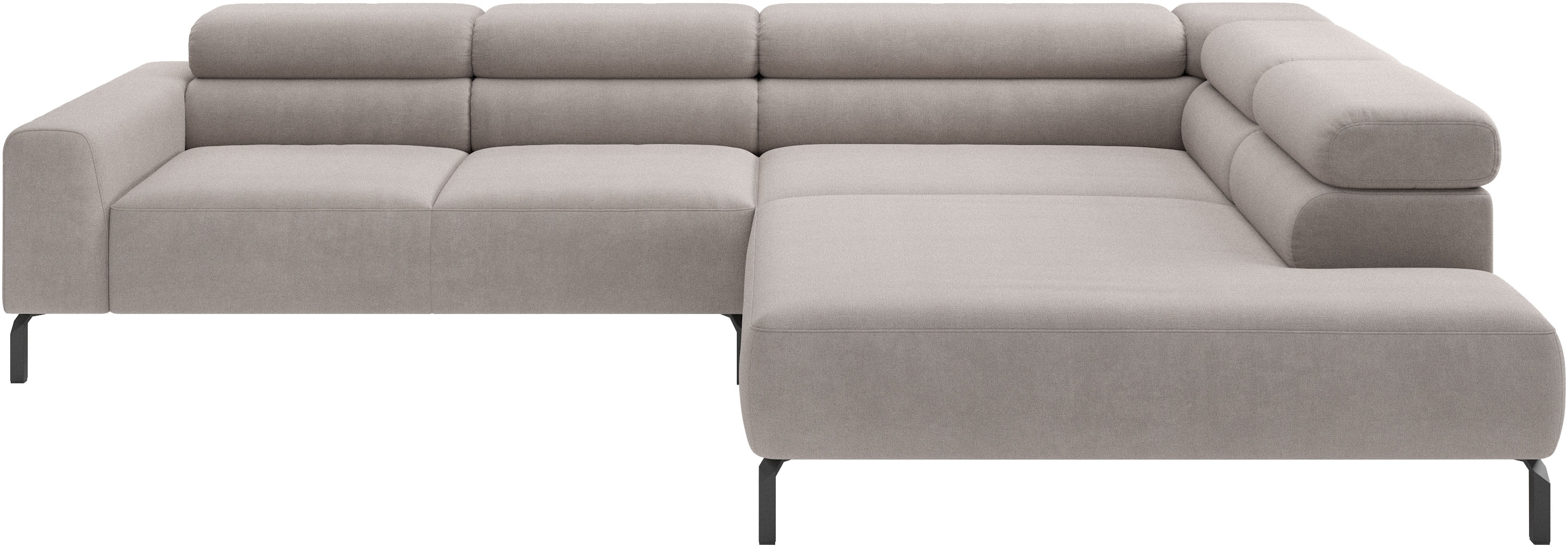 Home affaire Ecksofa "Antonelli, L-Form, incl. Kopfteilverstellung, Breite 312 cm" wahlweise elektrische Sitztiefenverstellung