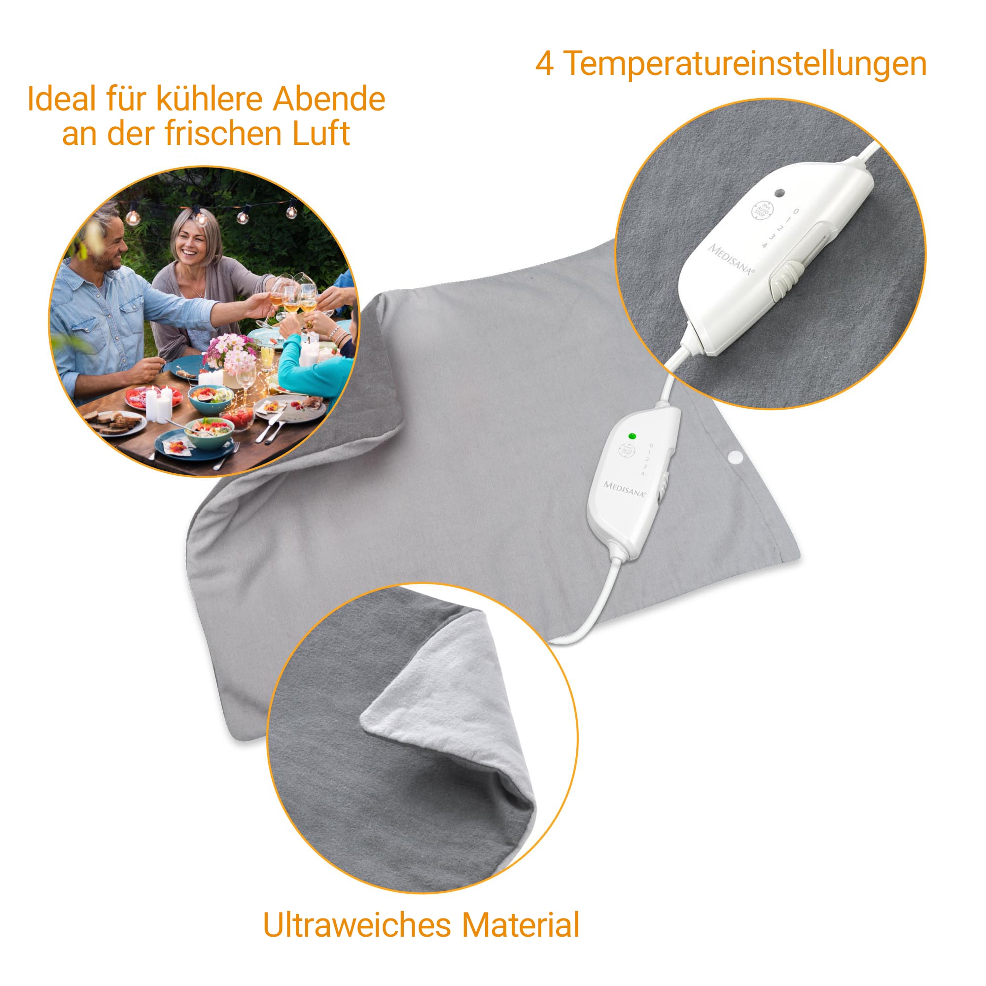 Medisana Heizkissen »HP 605« 4 Stufen, Überhitzungsschutz, automatische Abschaltung, 100 Watt
