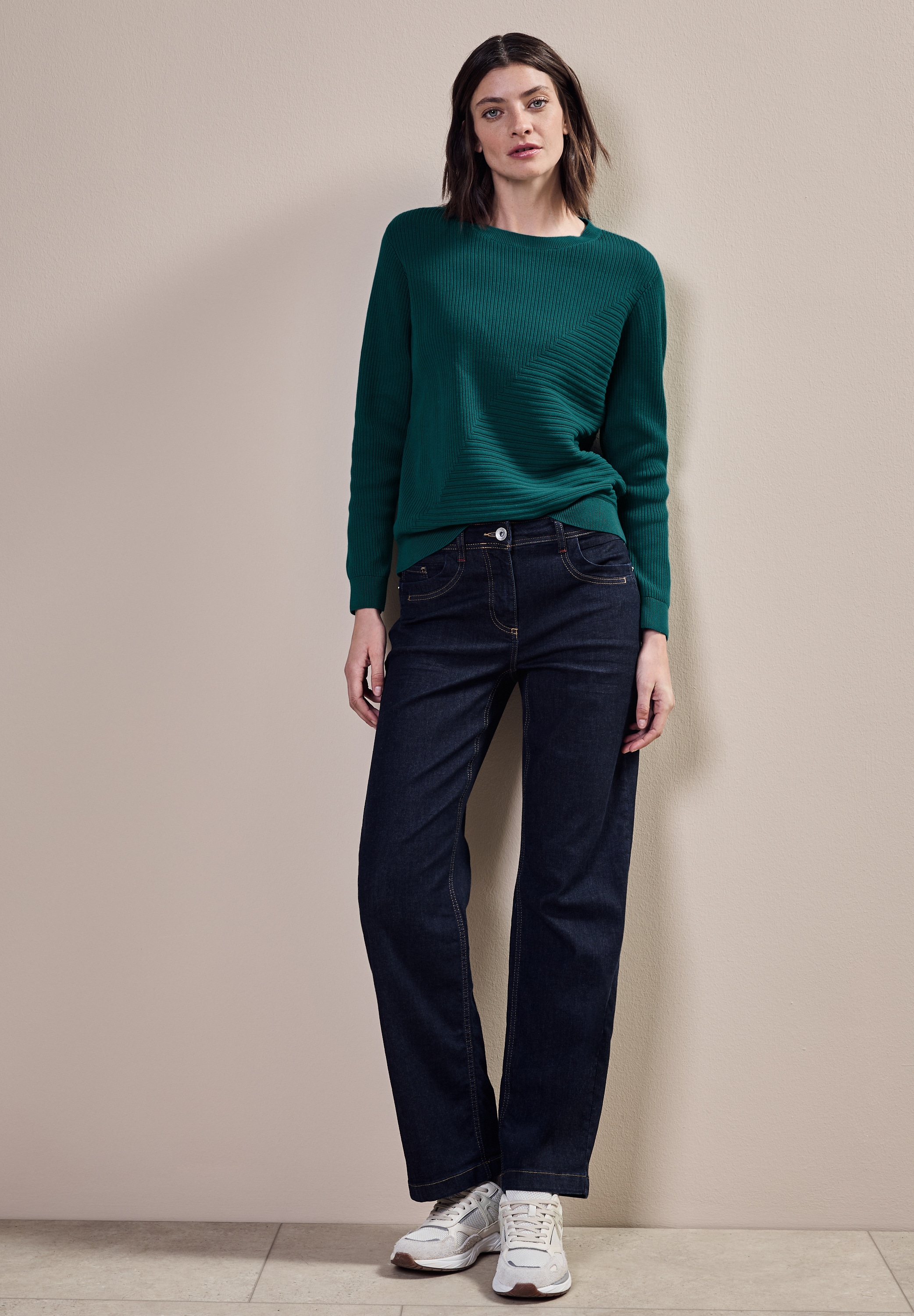 Cecil Strickpullover, aus reiner Baumwolle