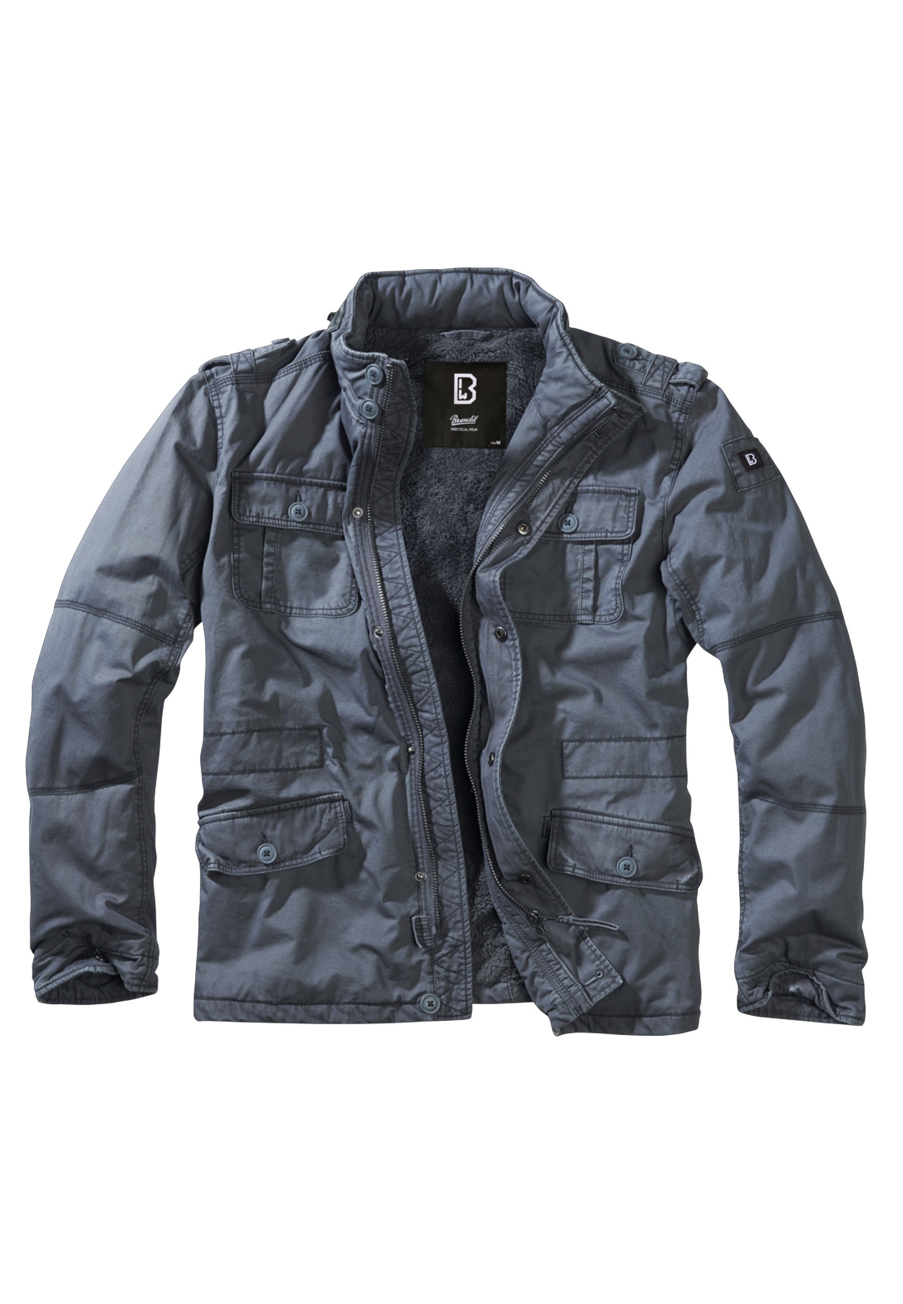 Brandit Allwetterjacke »Brandit Herren Britannia Winter Jacket« 1 Stk. tlg. ohne Kapuze