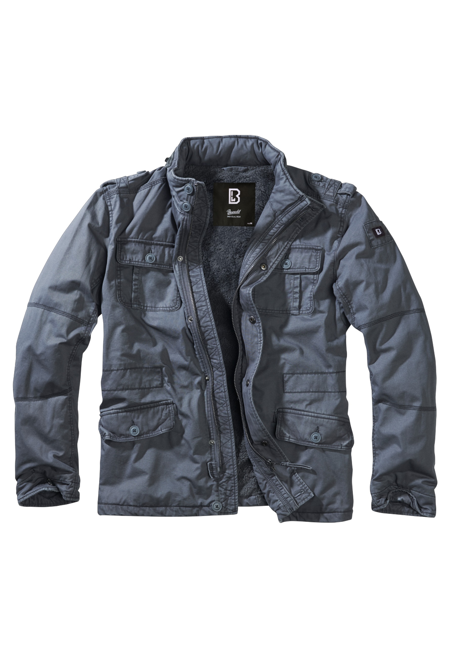 Brandit Allwetterjacke "Brandit Herren Britannia Winter Jacket" 1 Stk. tlg. ohne Kapuze