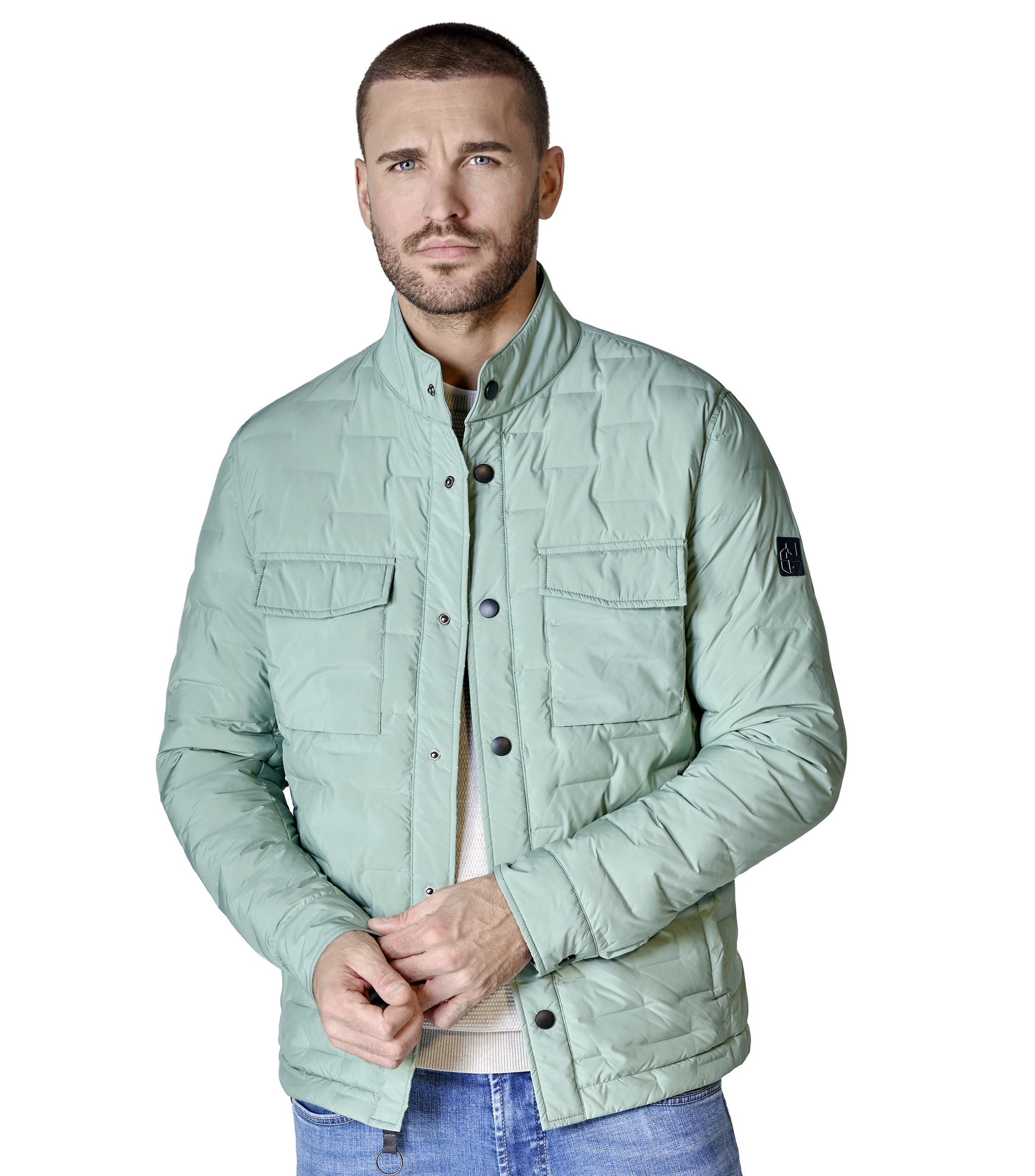 CASAMODA Bikerjacke "CASAMODA Übergangsjacke uni"