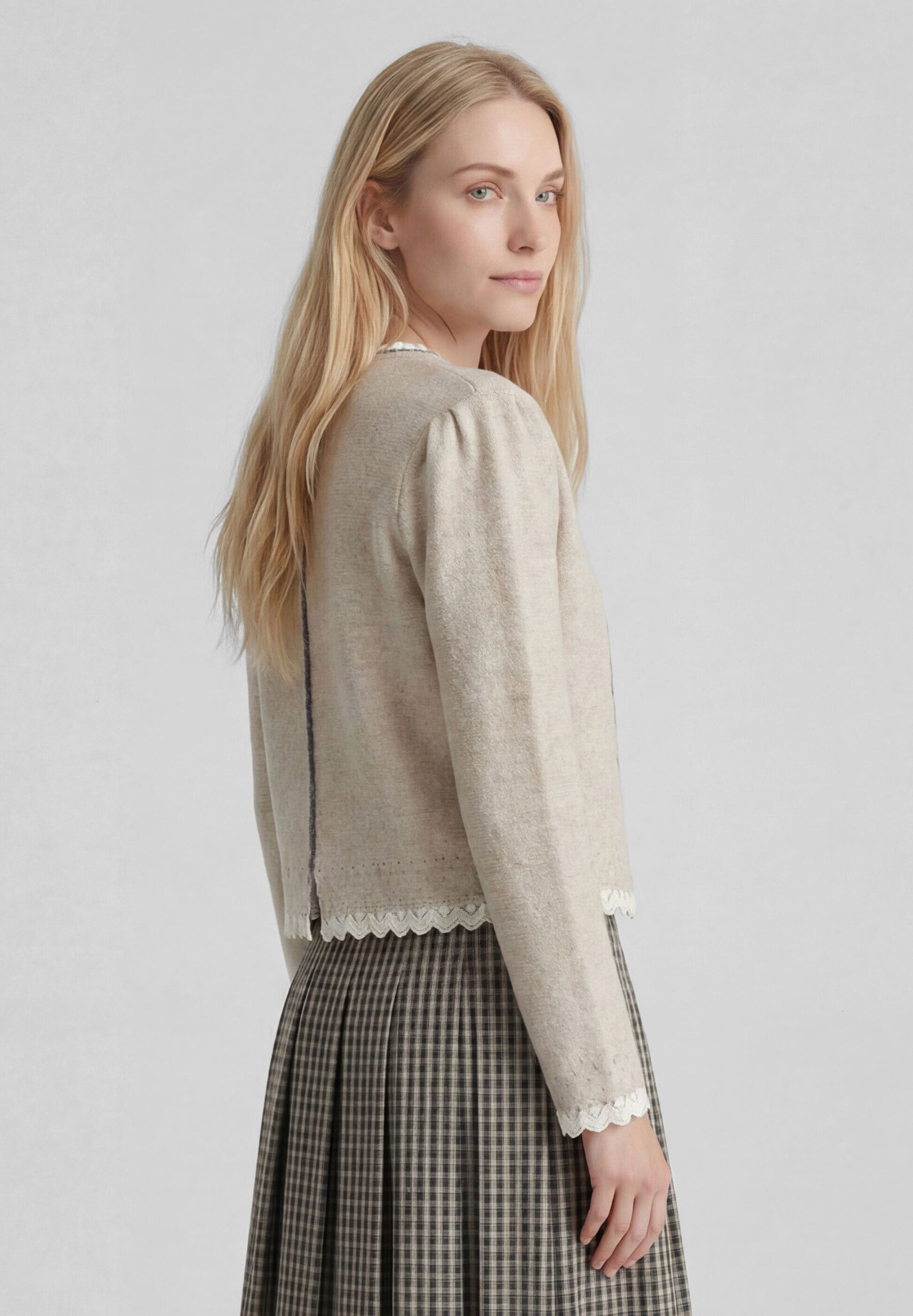Spieth & Wensky Trachtenstrickjacke »Spieth & Wensky Strickjacke Karline« mit eleganter Knopfleiste