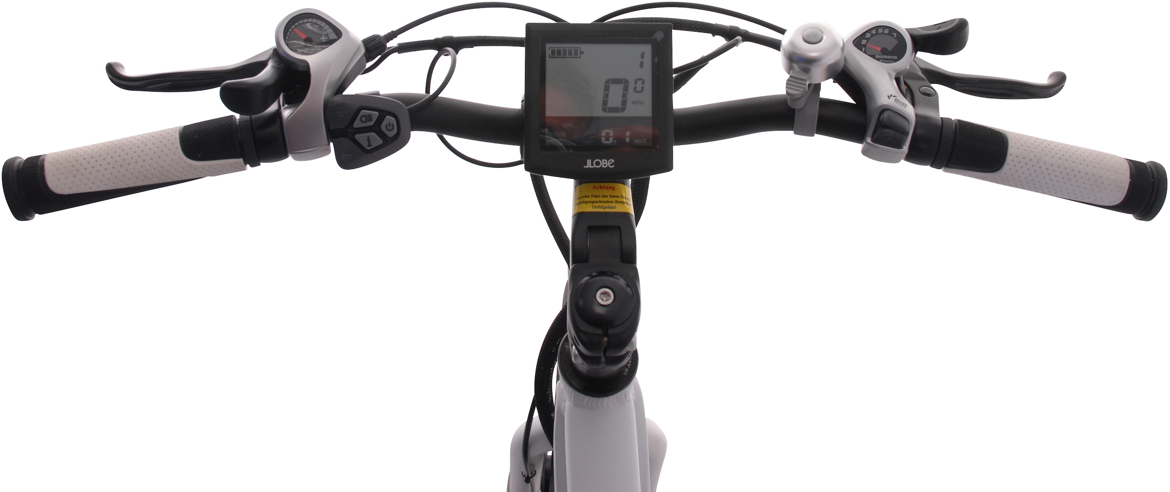 LLobe E-Bike »Voga Bianco«, 21 Gang, Shimano, Heckmotor 250 W, Pedelec, Elektrofahrrad für Damen u. Herren