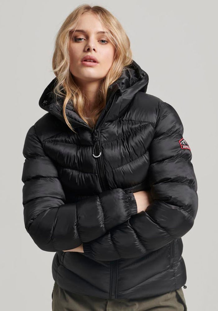 Superdry Steppjacke »HOODED FUJI PADDED JACKET«...