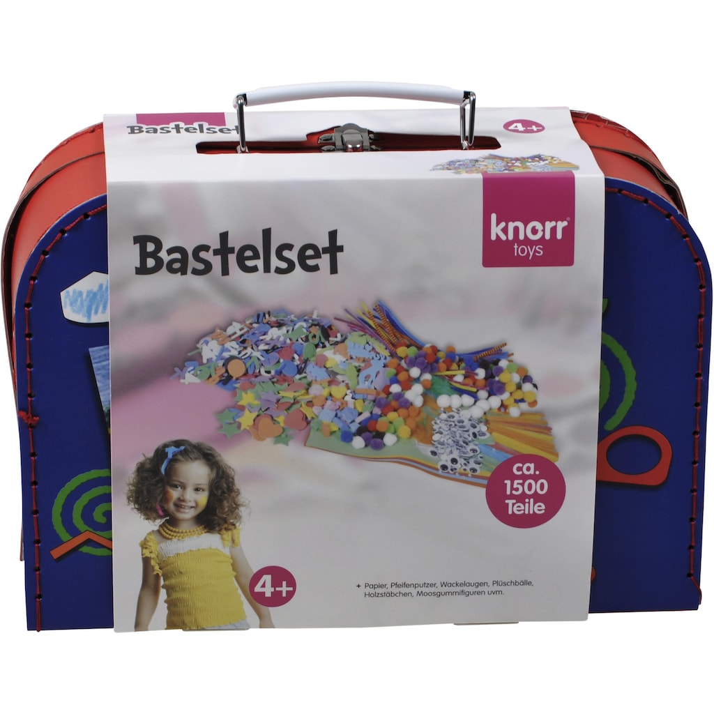 Knorrtoys® Kreativset »Bastelkoffer groß«, (Set, 1500 tlg.)