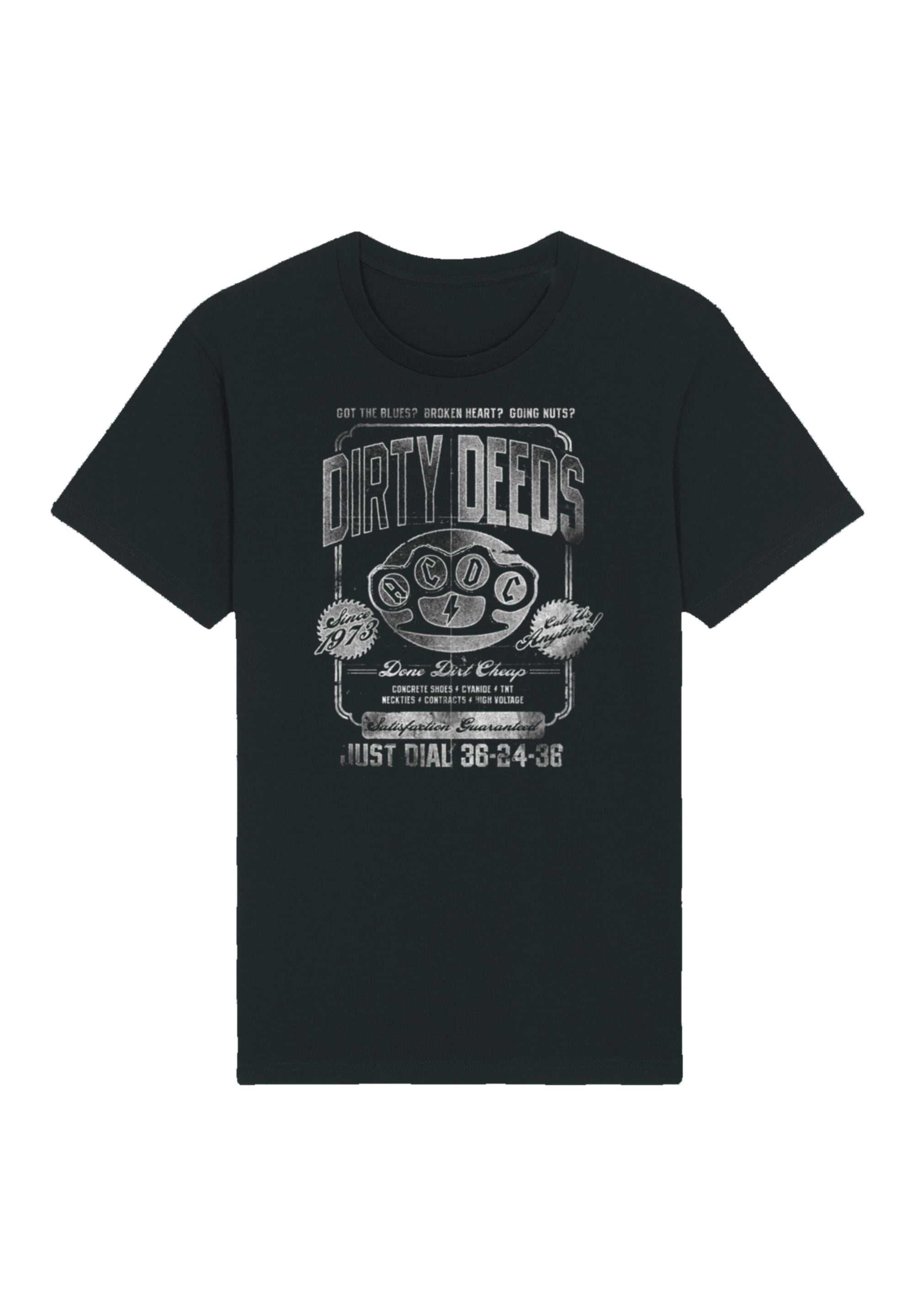 F4NT4STIC T-Shirt »AC/DC Dirty Deeds Done Cheap Just Dial«, Premium Qualität