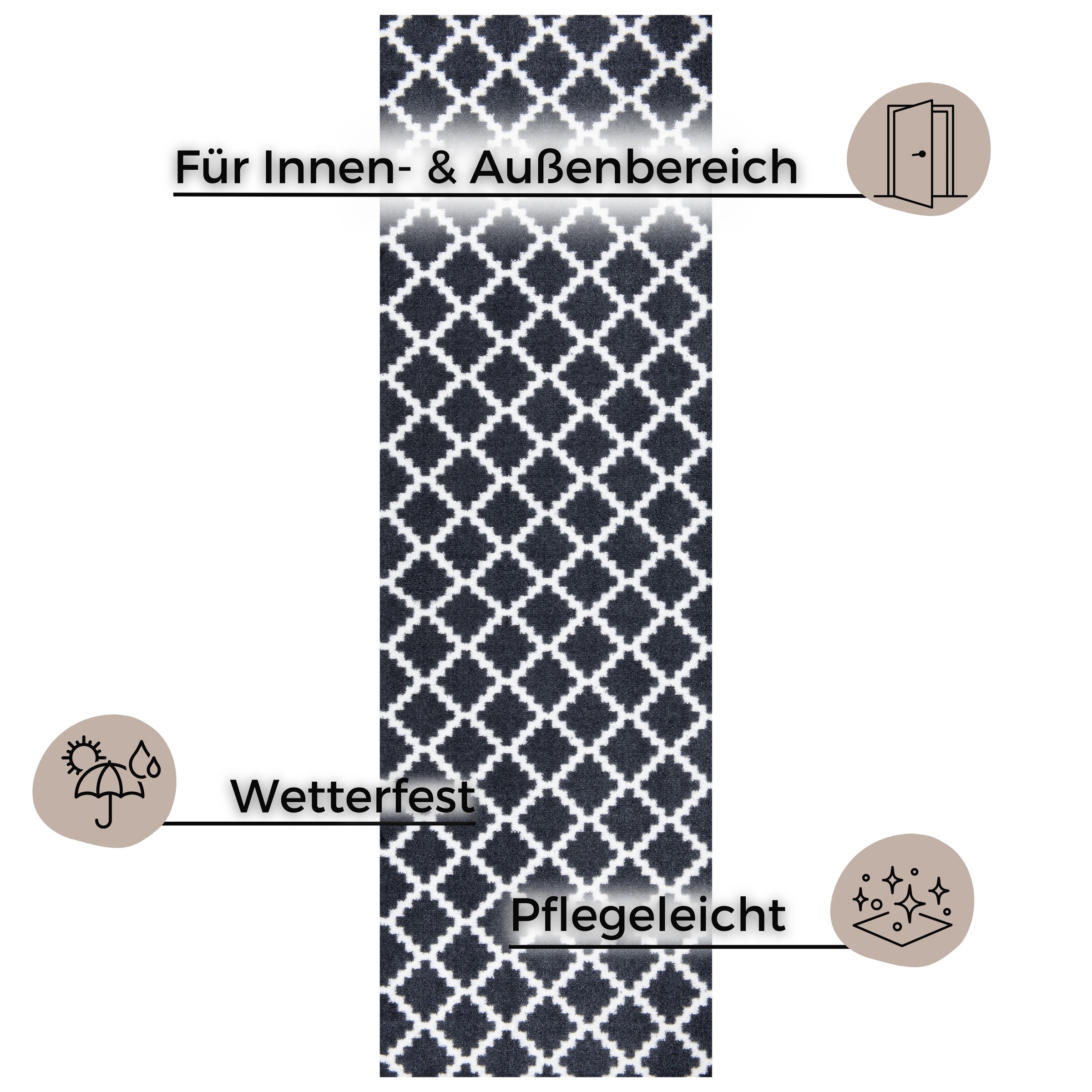 HANSE Home "Elegance, Türmatte" rechteckig 7 mm Höhe Schmutzfangmatte, Inne günstig online kaufen