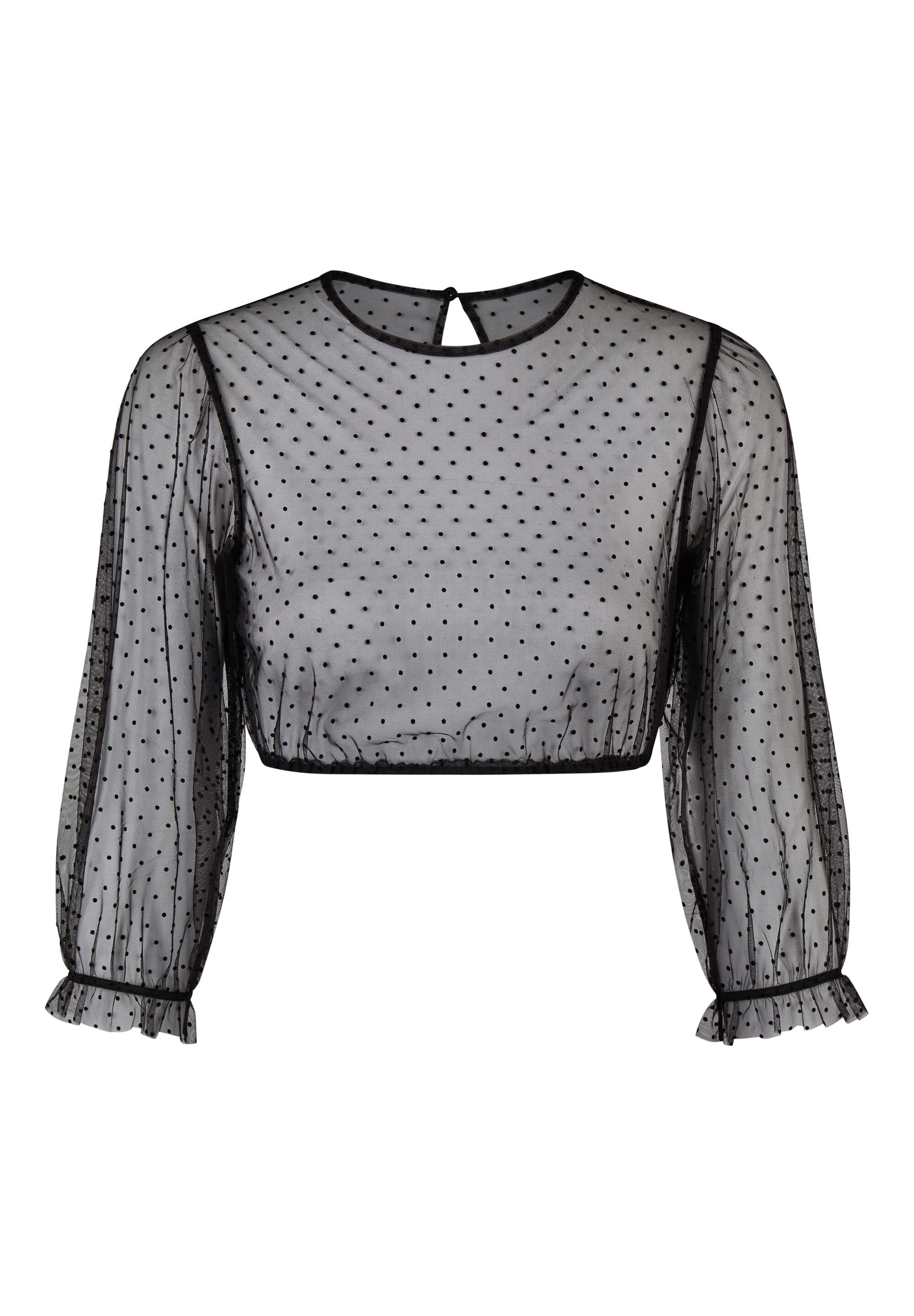 Spieth & Wensky Dirndlbluse "Spieth & Wensky 100% Polyester Kaktus" mit 3/4-Ärmeln