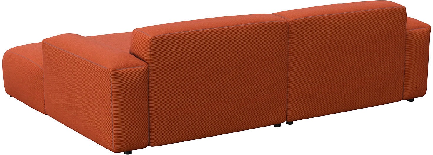 FLEXLUX Ecksofa »Lucera Chaislongue rechts oder links, L-Form, bequem«, modern & anschmiegsam, Kaltschaum, Stahl-Wellenunterfederung