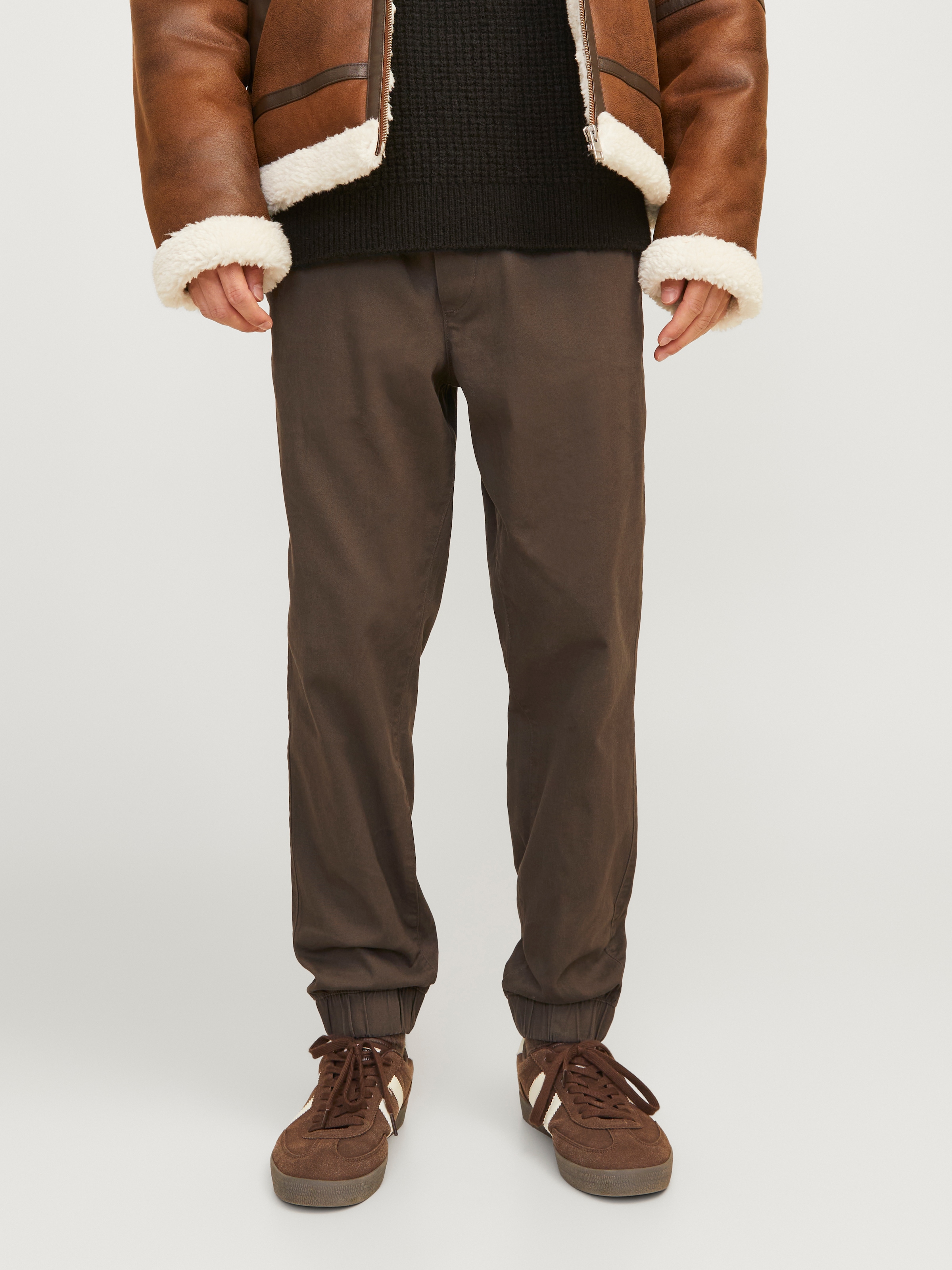 Jack & Jones Stoffhose "JPSTGORDON JJDAVE", Mit Bündchen am Bein günstig online kaufen