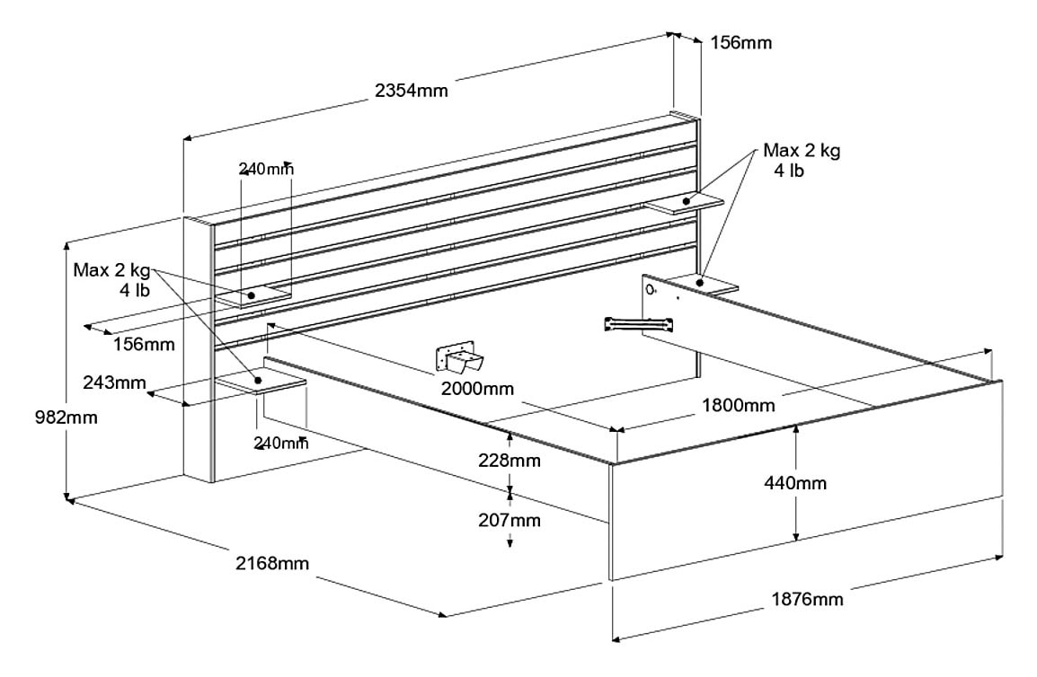Parisot Schlafzimmer-Set »Escale 29« Set, 3 tlg.